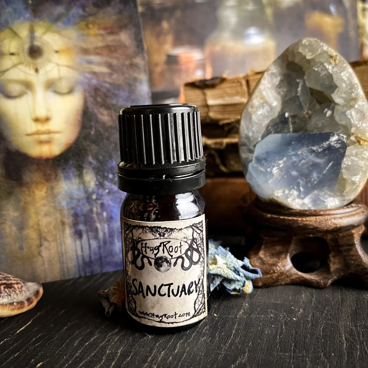 SANCTUARY-(Oud Wood, Moss, Cedar, Brown Sugar, Magnolia Blossoms, Vanilla, Vetiver, Leather, Amber, Oat, Patchouli)-Perfume, Cologne, Anointing, Ritual Oil