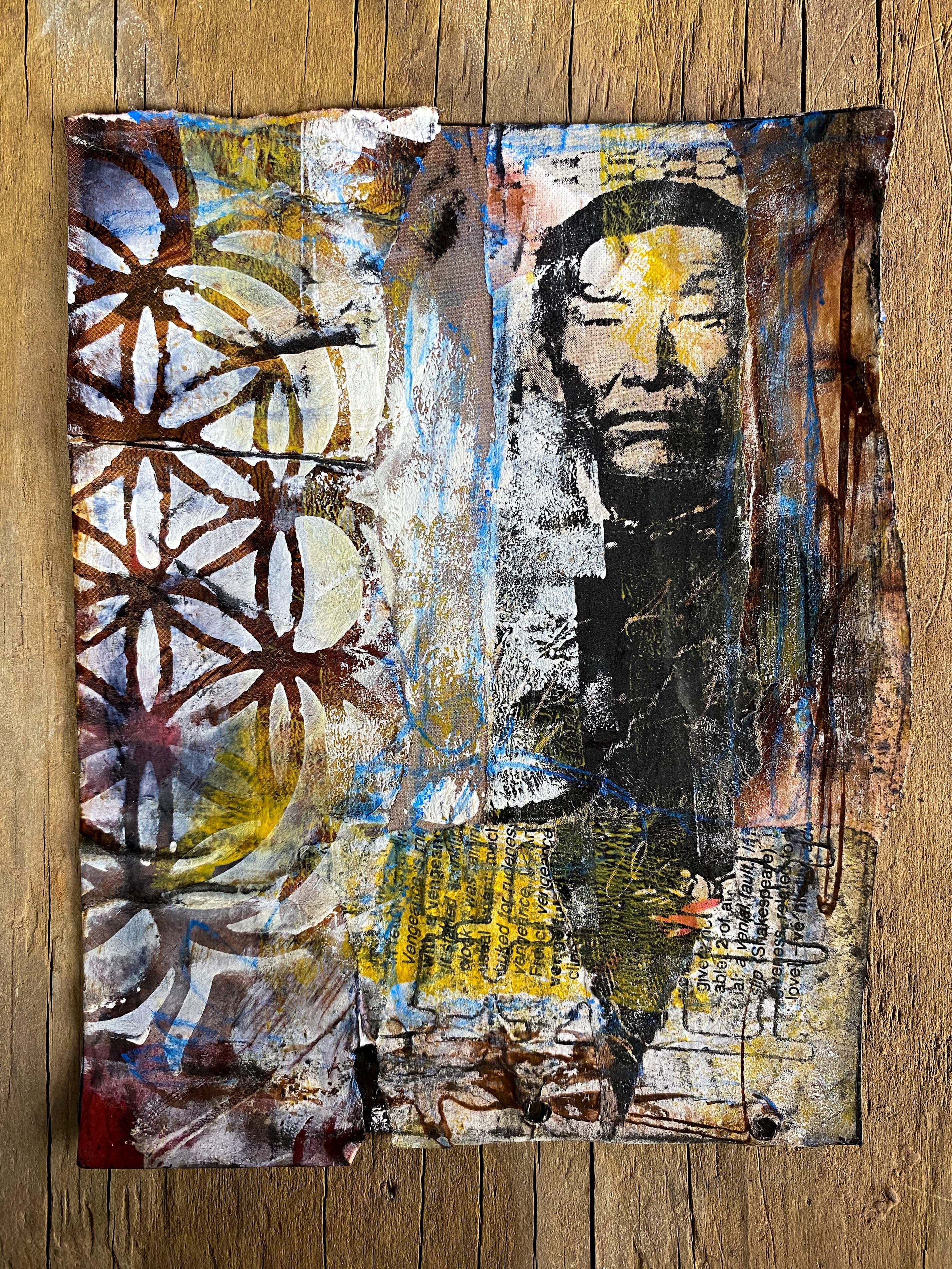 Connection - Original Mixed Media Collage