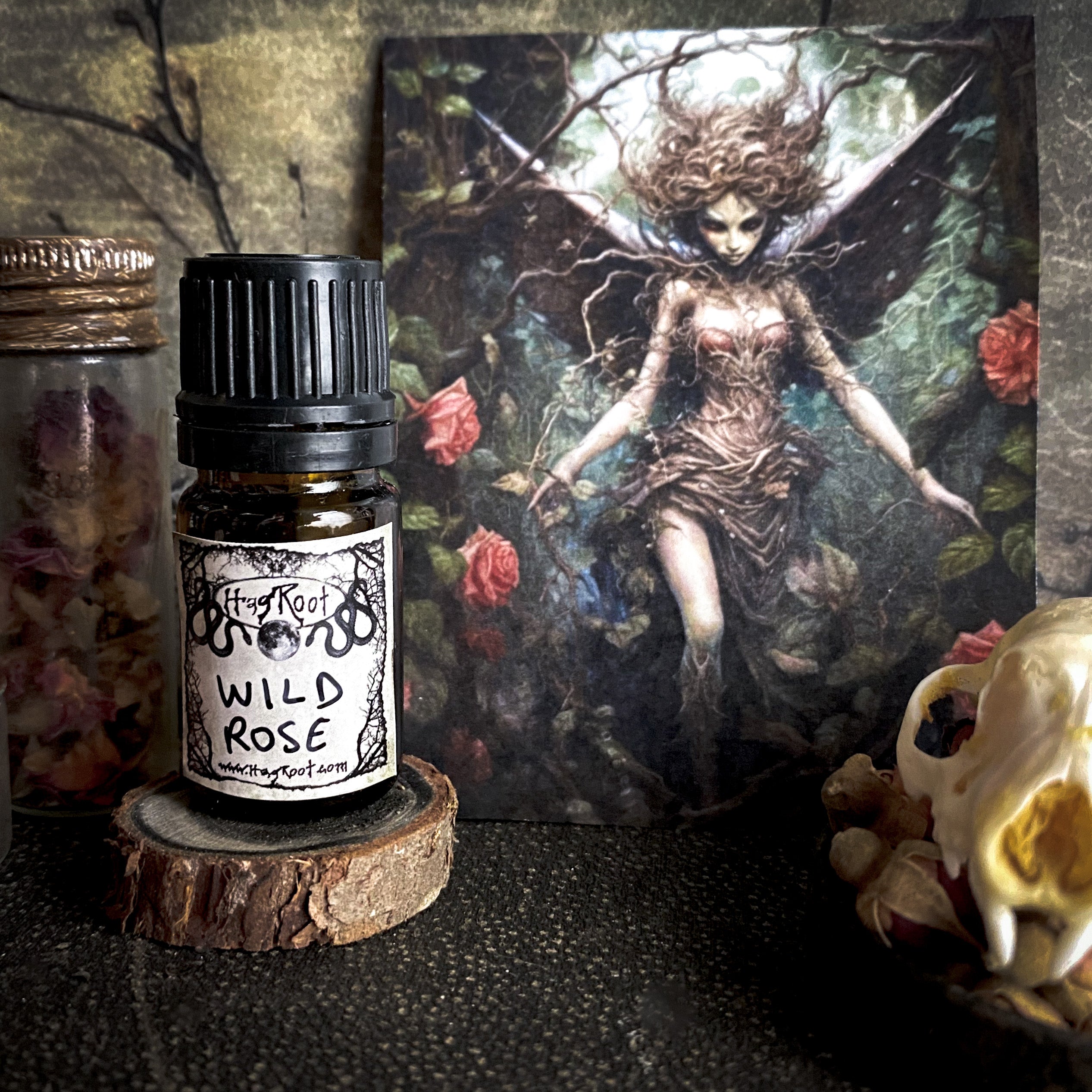 WILD ROSE-(Rose, Ferns and Cypress Trees)-Perfume, Cologne, Anointing, Ritual Oil