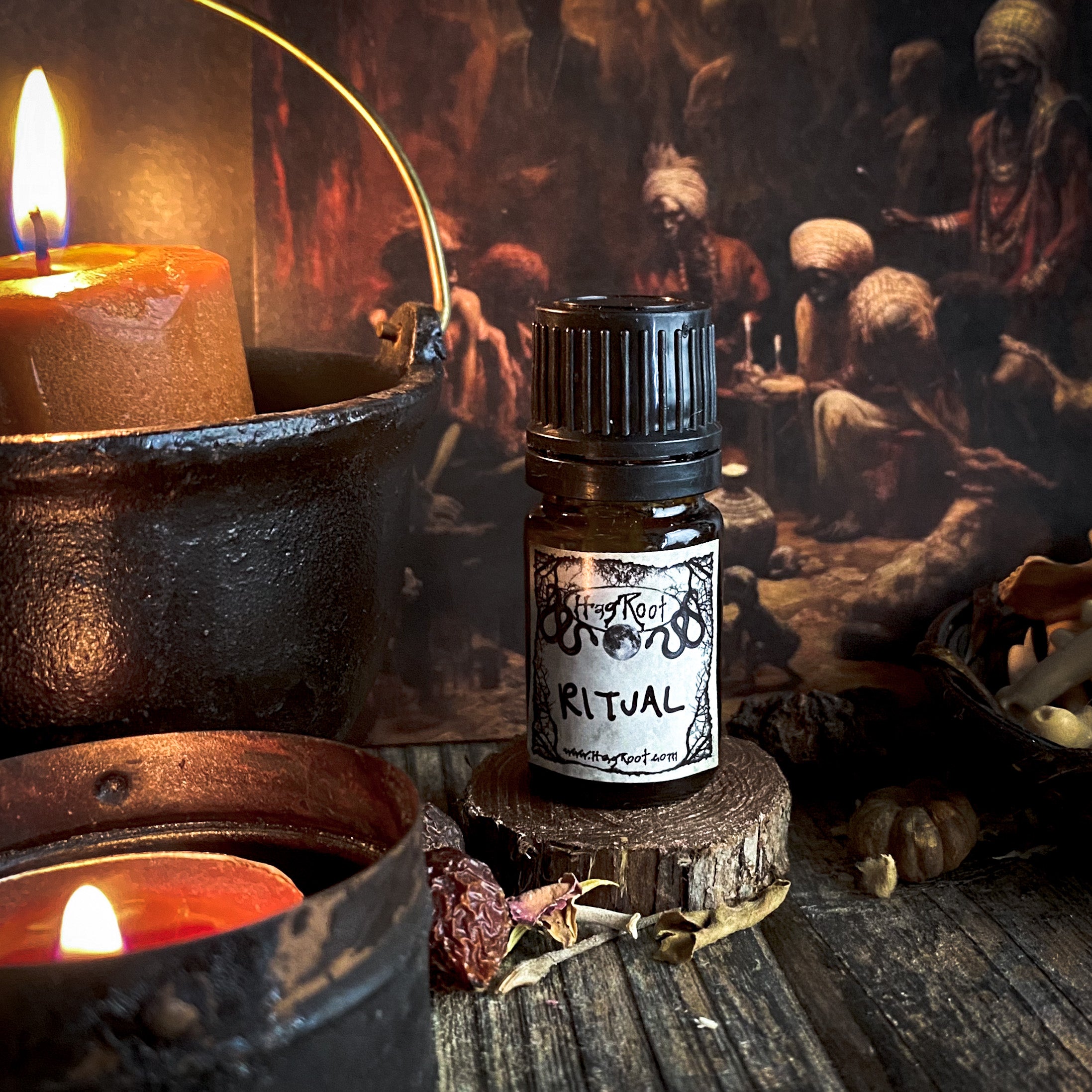 RITUAL-(Birch, Spruce, Frankincense, Hawthorn Berry, Moss, Pinion Wood, Narcissus, Leather)-Perfume, Cologne, Anointing, Ritual Oil