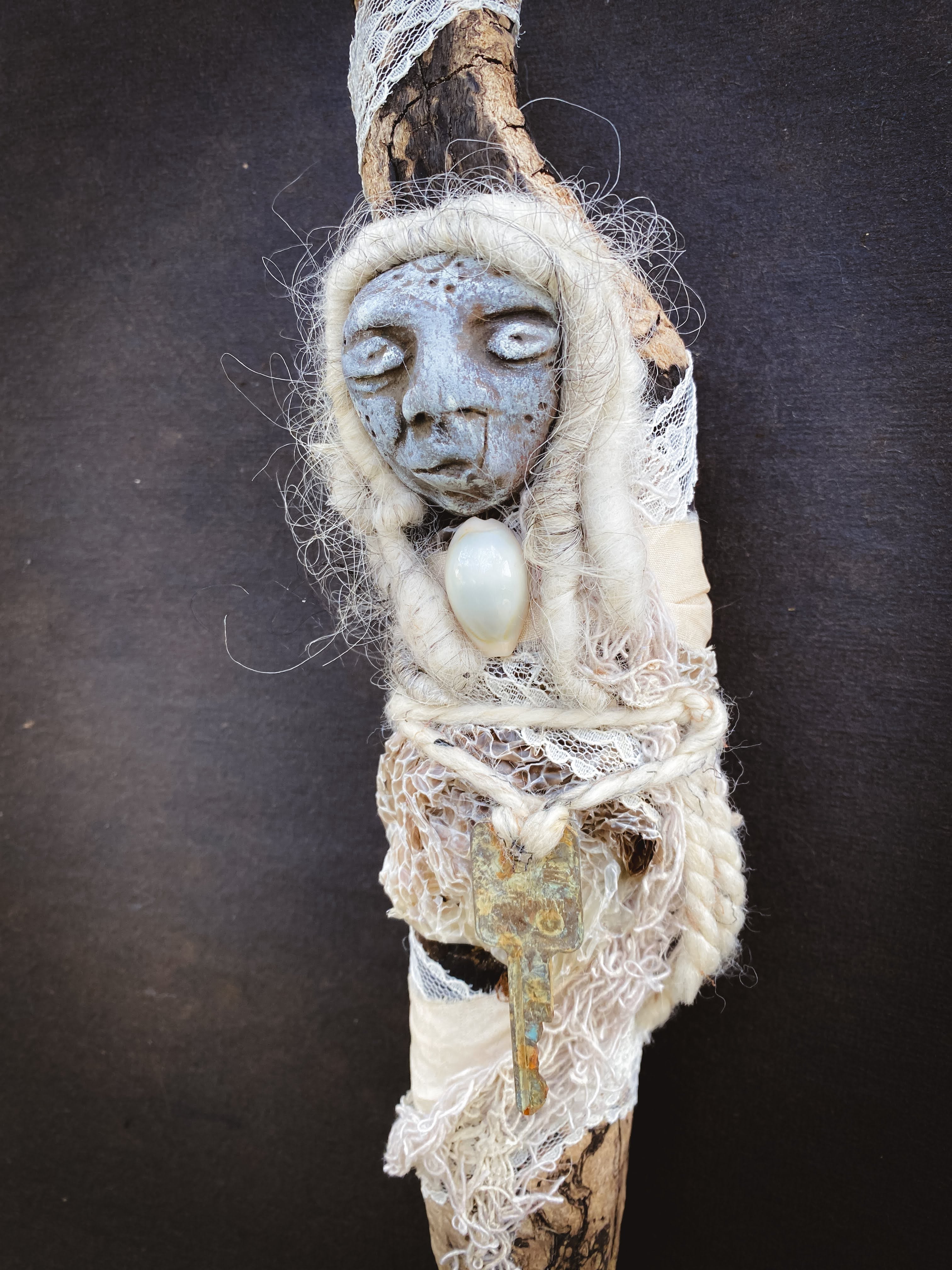 The Prophetic Dreamer - Serpent Sister Spirit Doll - Medicine Doll