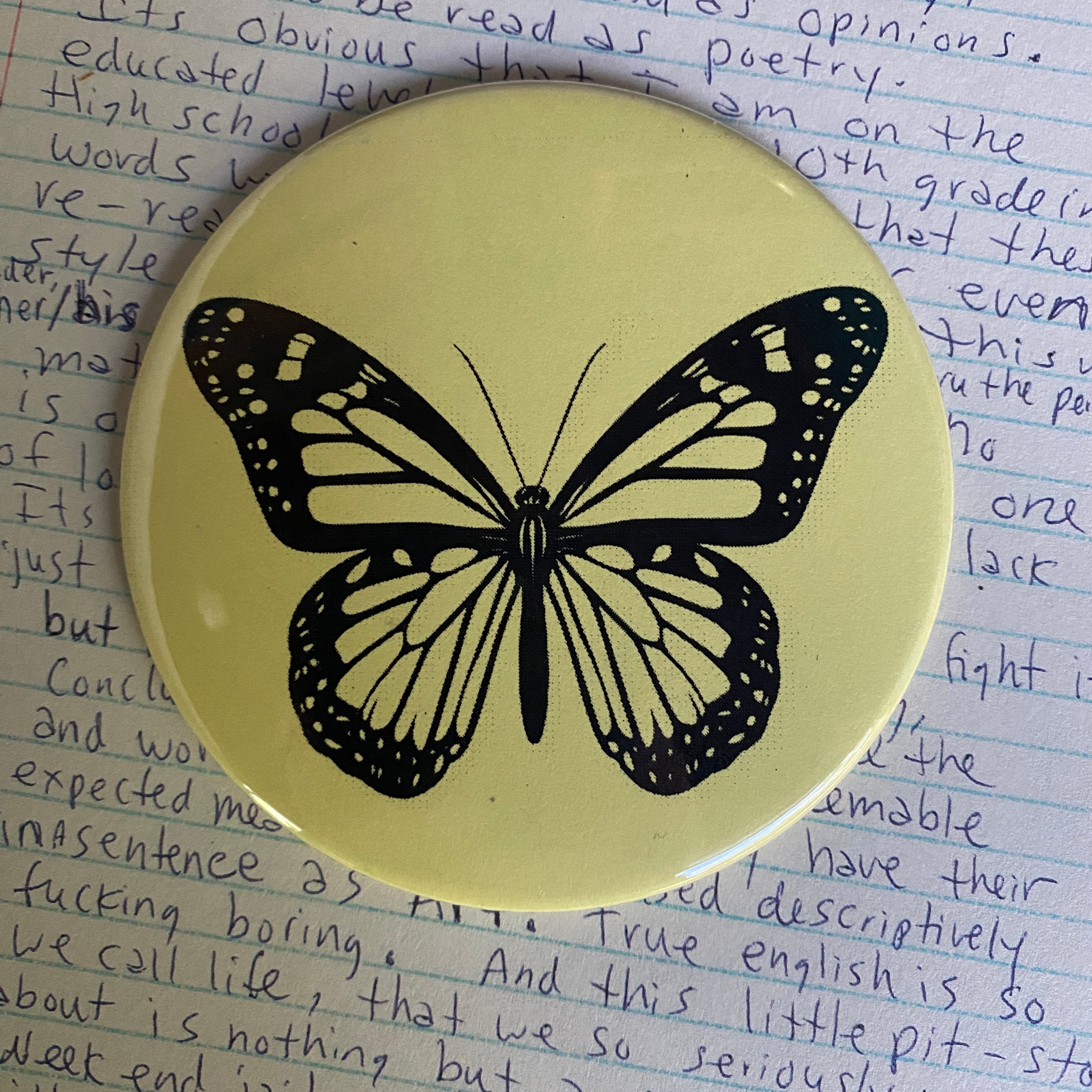 MONARCH - Hand Pressed Pocket Mirror