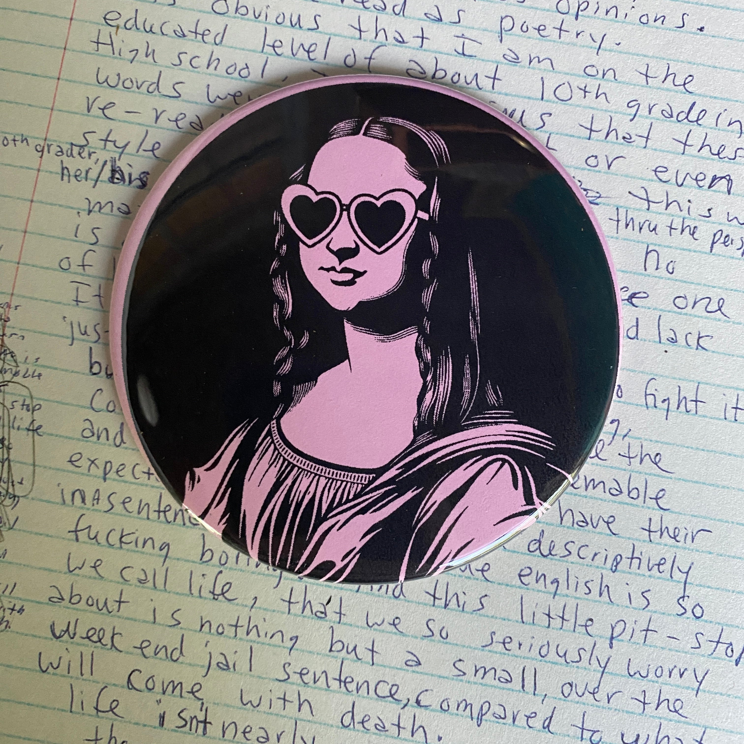 KEEP IT WEIRD - Hand Pressed Pocket Mirror