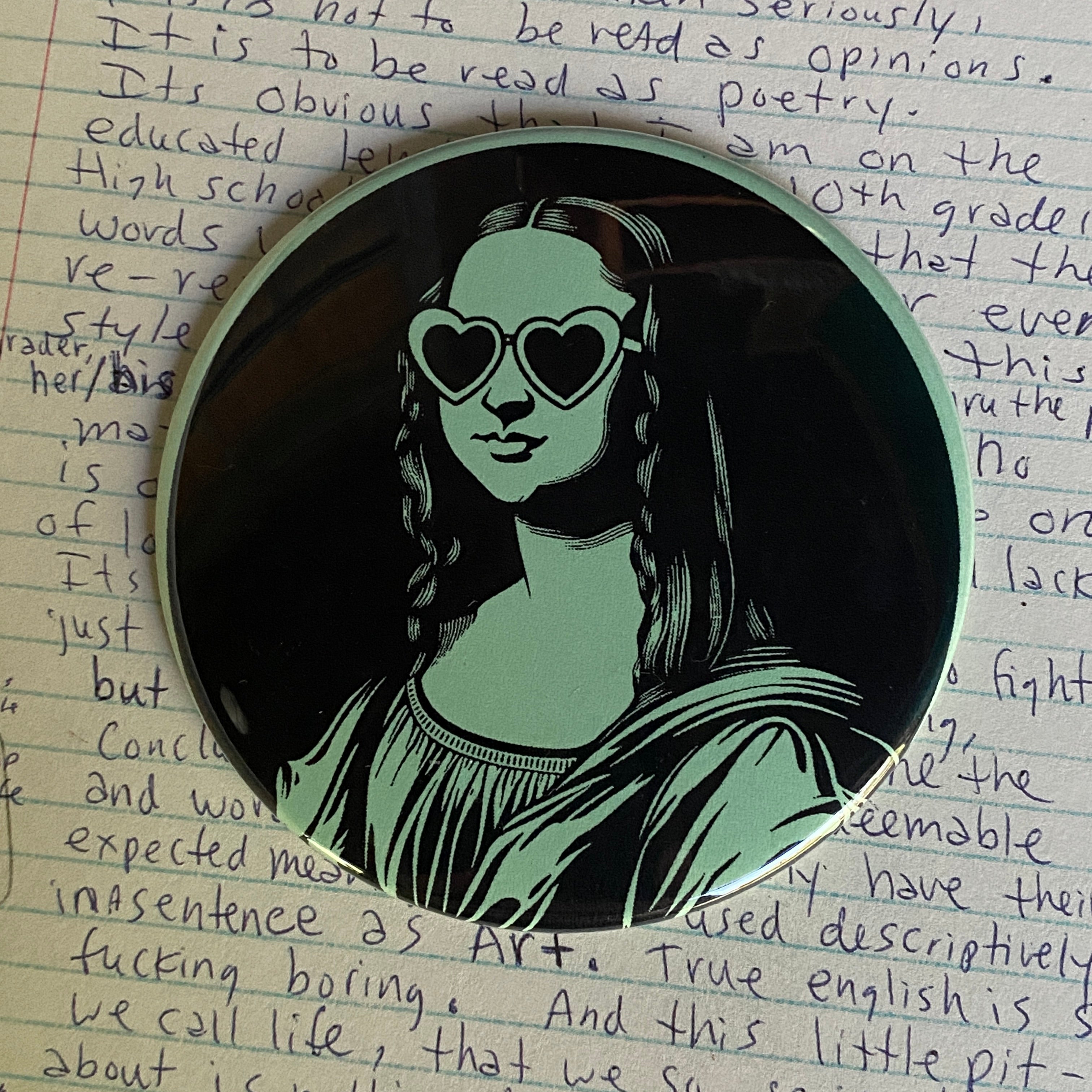 KEEP IT WEIRD - Hand Pressed Pocket Mirror