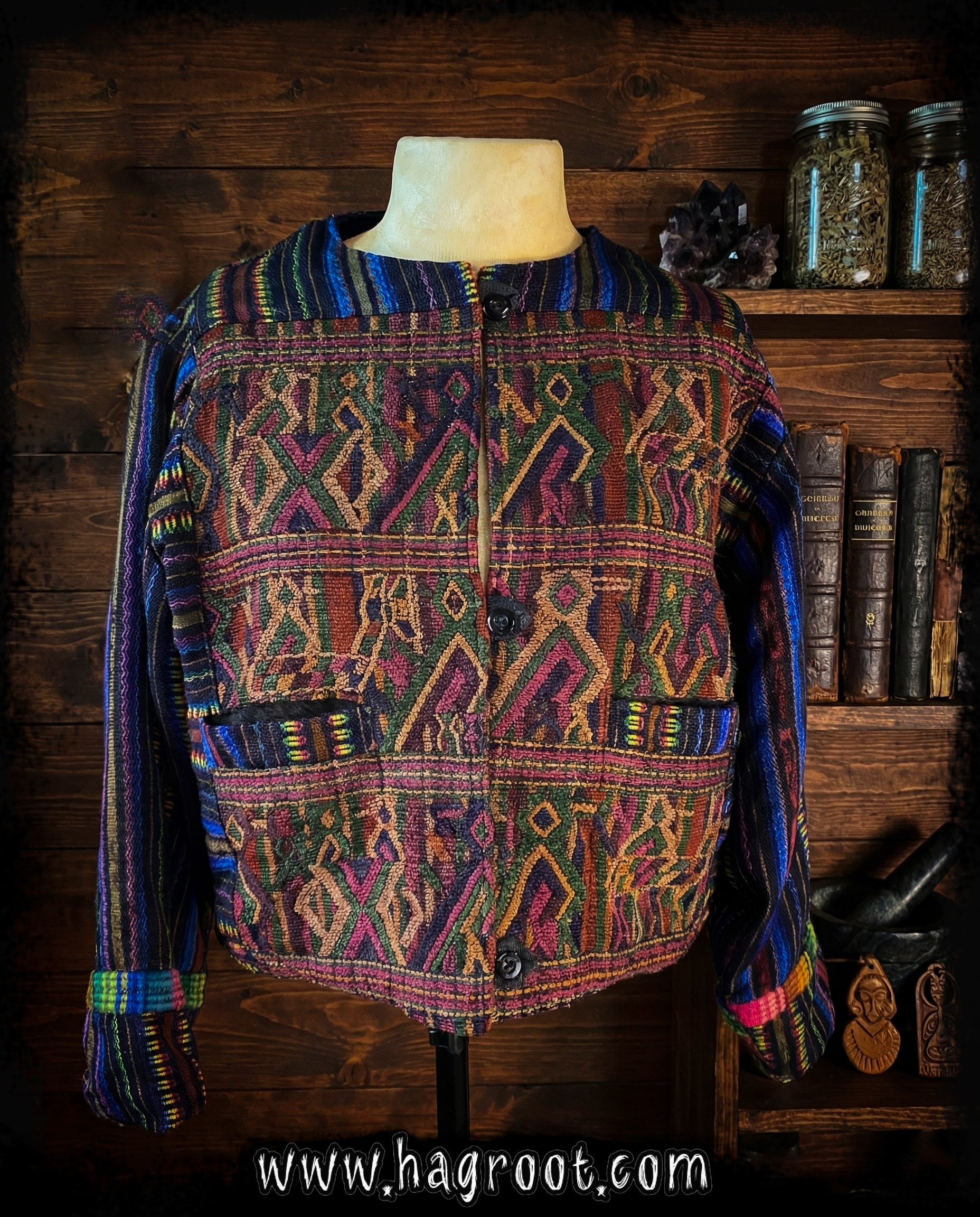 Vintage Tribal Style Jacket - Size Small