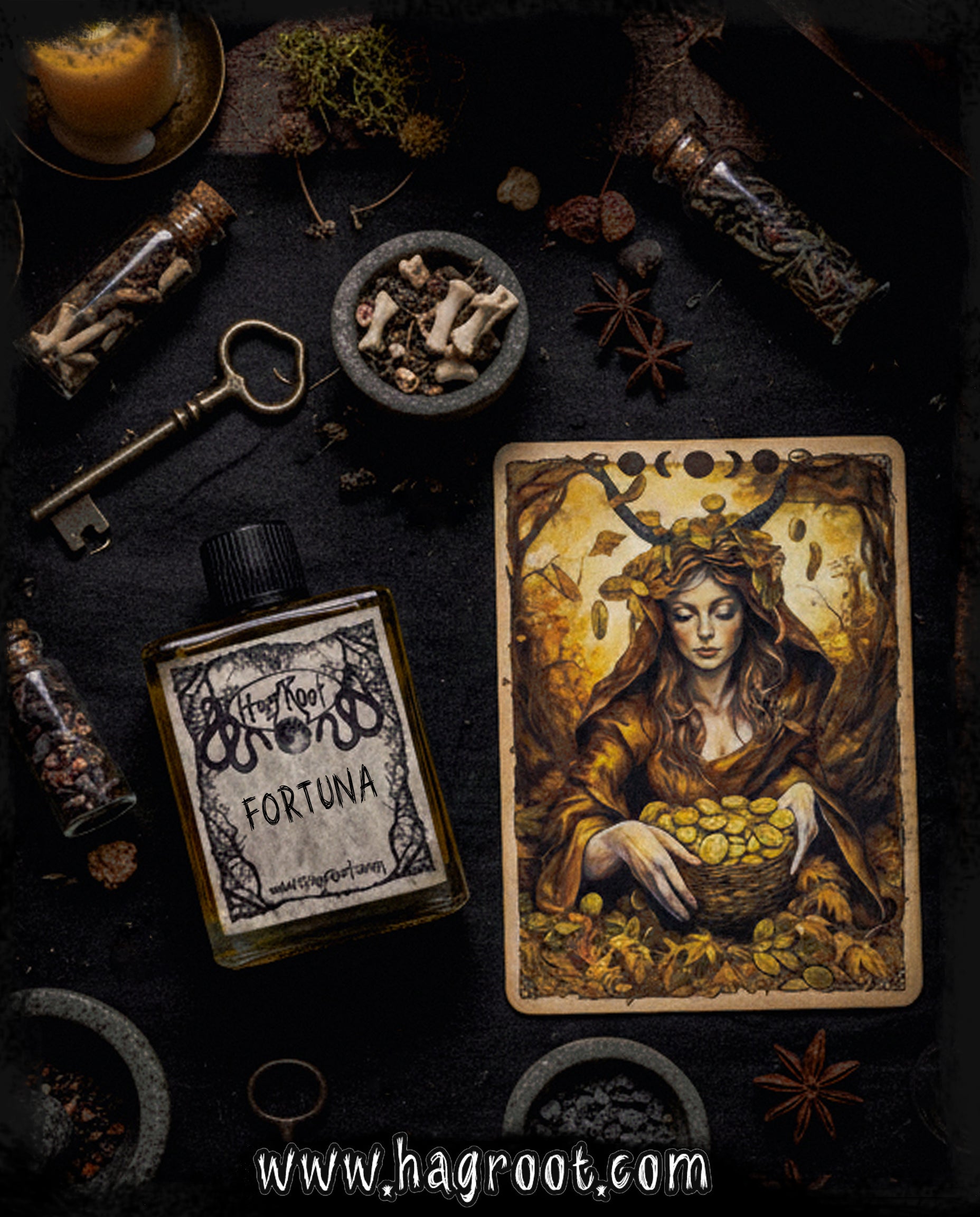 FORTUNA-(Orange Blossom, Pink Pepper, Patchouli, Sandalwood, Frankincense, Myrrh, Vanilla)-Perfume, Cologne, Anointing, Ritual Oil