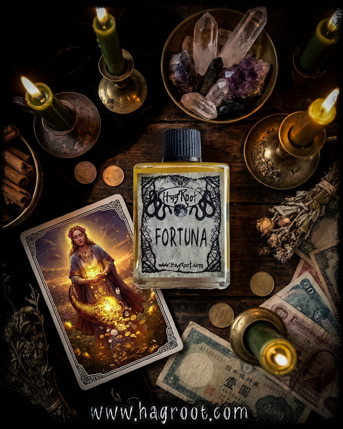 FORTUNA-(Orange Blossom, Pink Pepper, Patchouli, Sandalwood, Frankincense, Myrrh, Vanilla)-Perfume, Cologne, Anointing, Ritual Oil