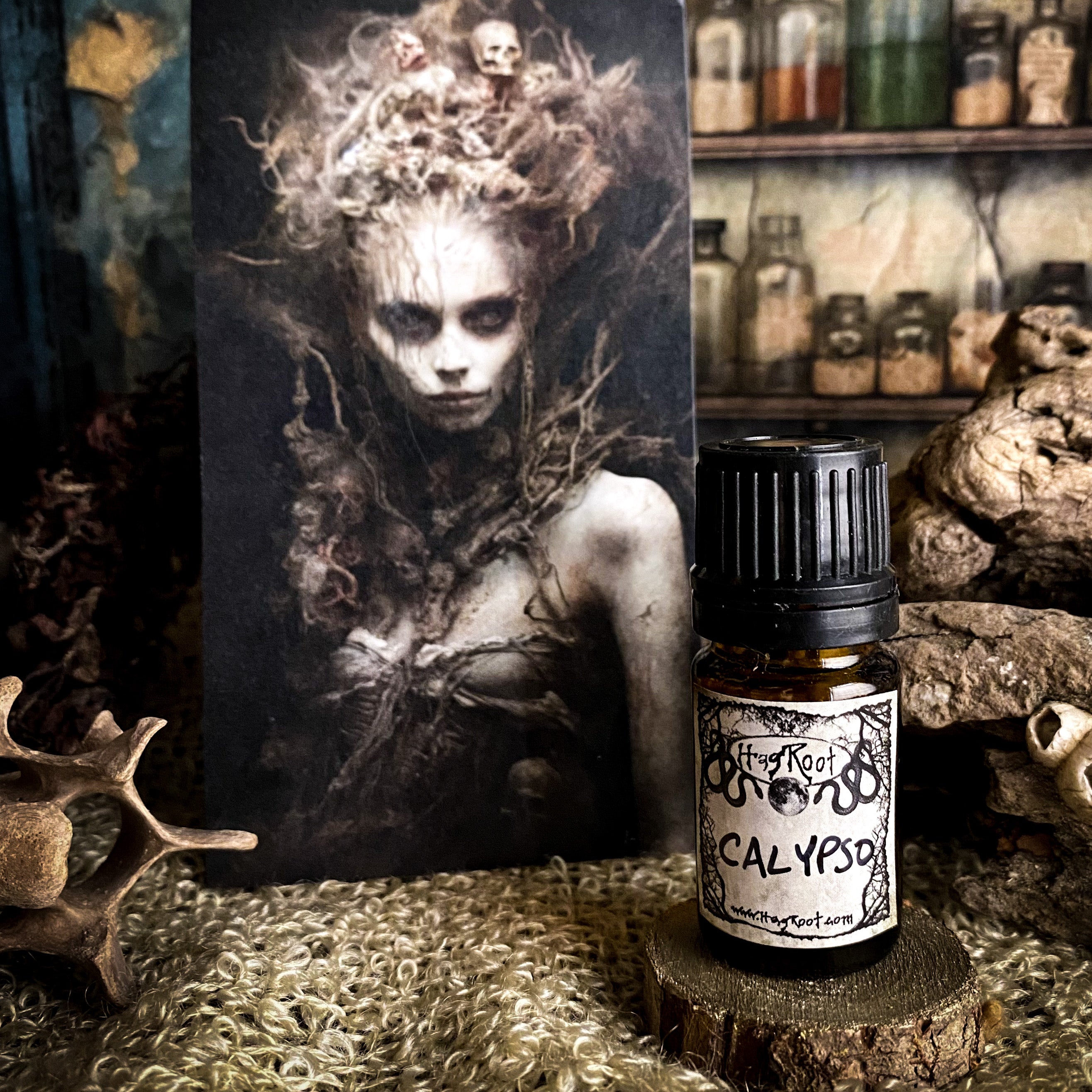 CALYPSO-(Water Lily, Sea Salt, Moss, Cedar, Exotic Spices)-Perfume, Cologne, Anointing, Ritual Oil