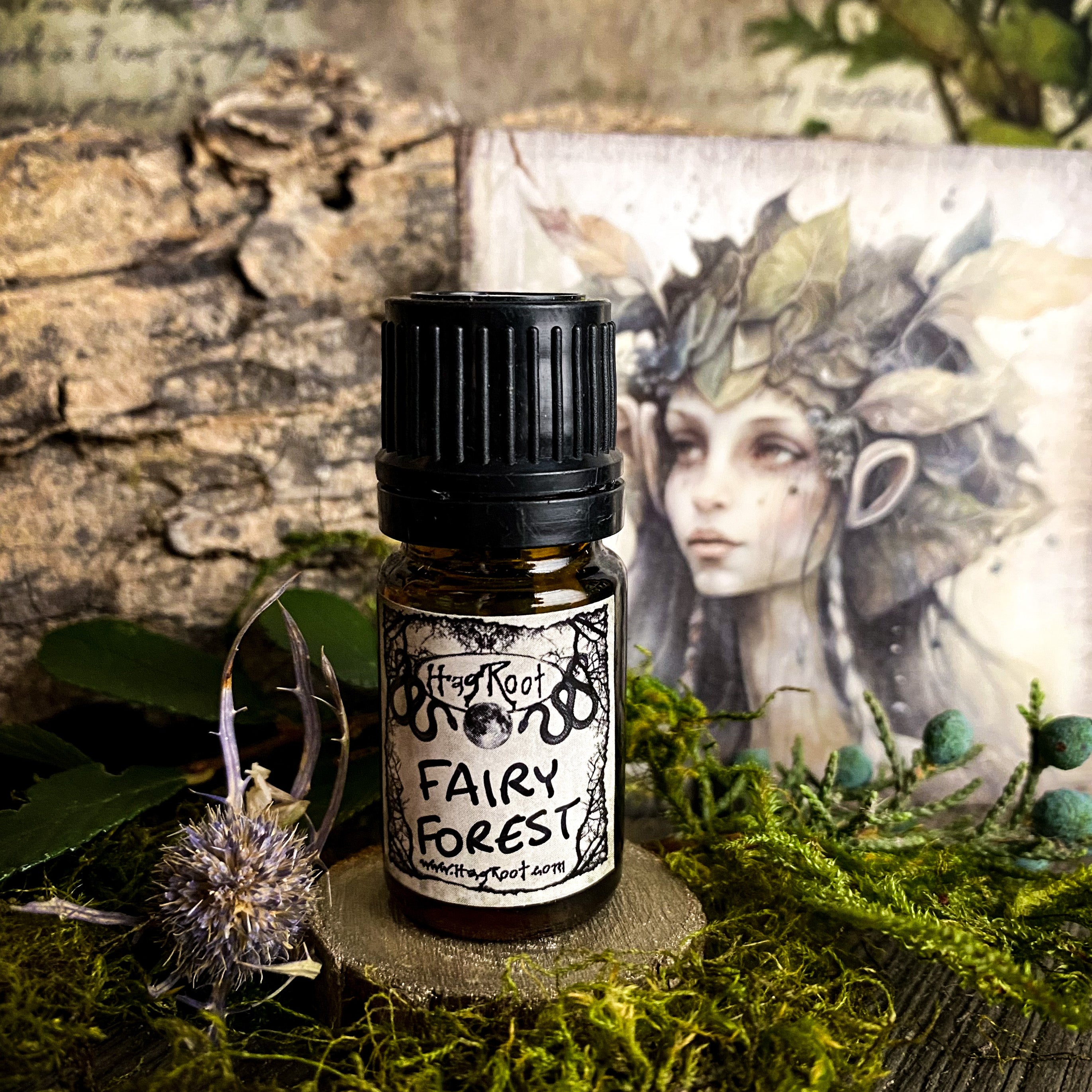 FAIRY FOREST-(Birch, Hyssop, Moss, Hawthorn Berry, Clove, Blackberry)-Perfume, Cologne, Anointing, Ritual Oil