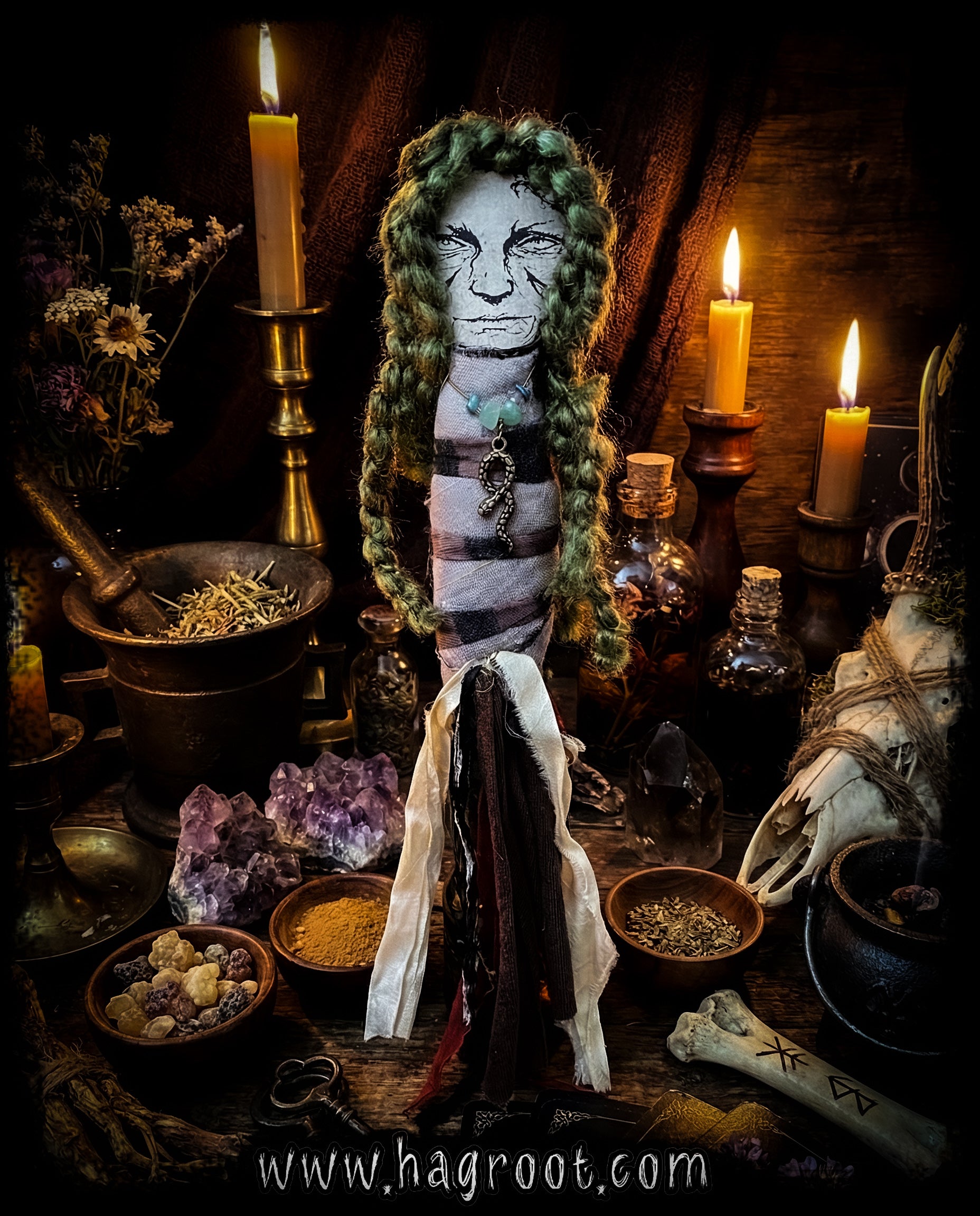 Snake Medicine - Spirit Infused Art Doll