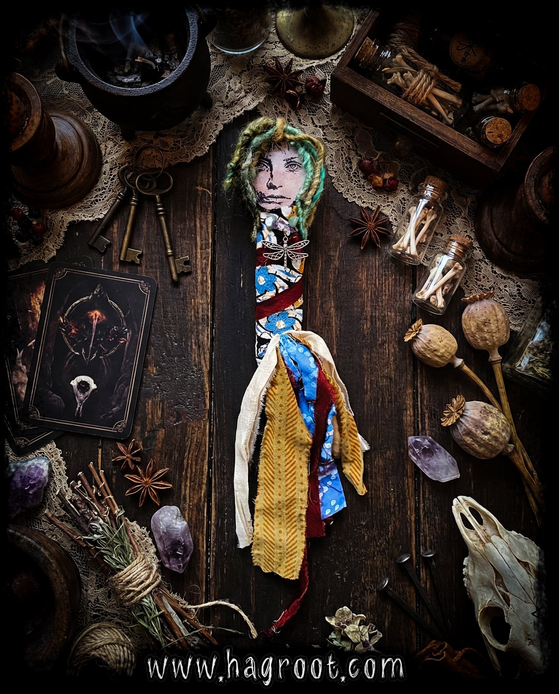 Dragonfly Medicine - Spirit Infused Art Doll