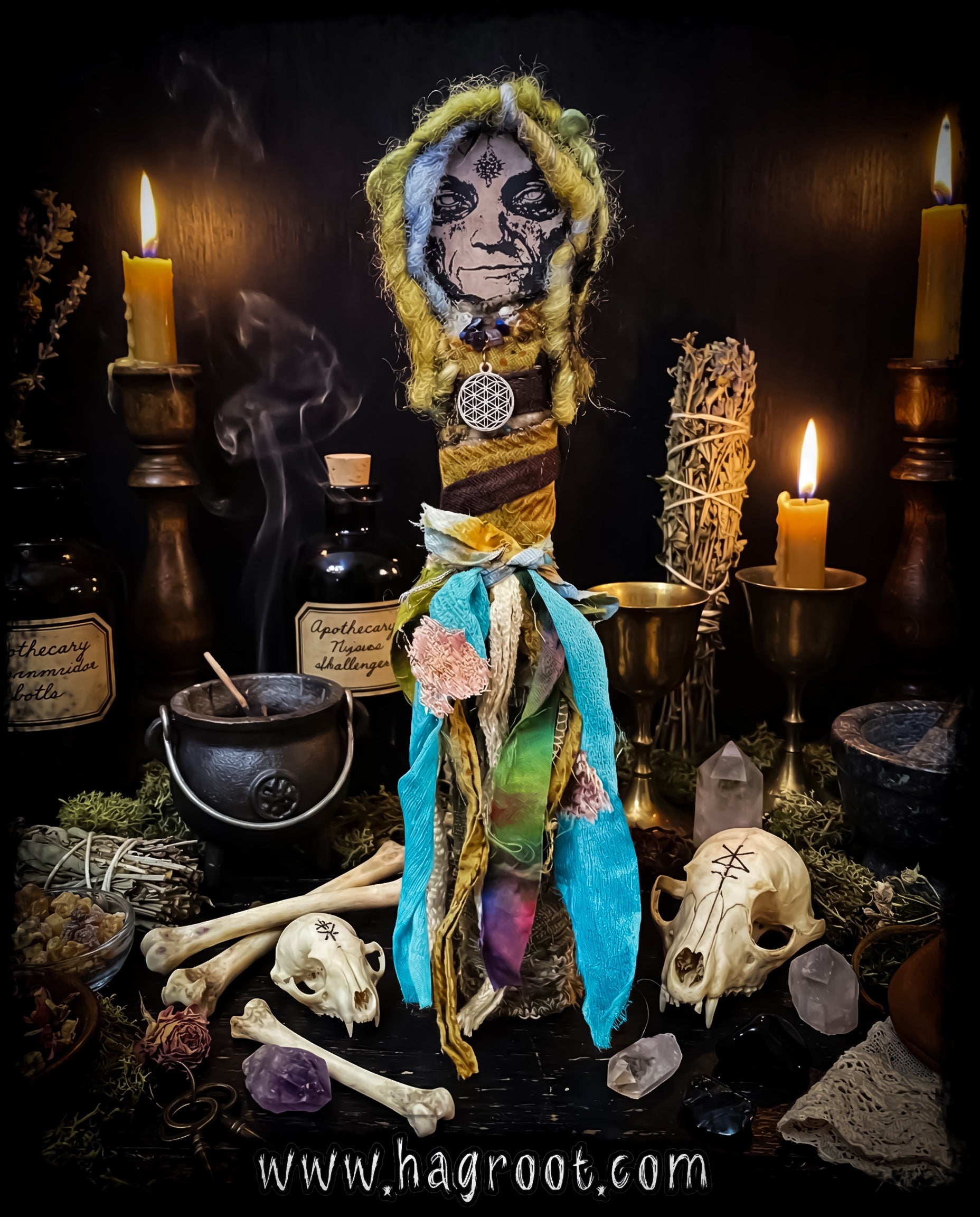 Flower of Life - Spirit Infused Art Doll