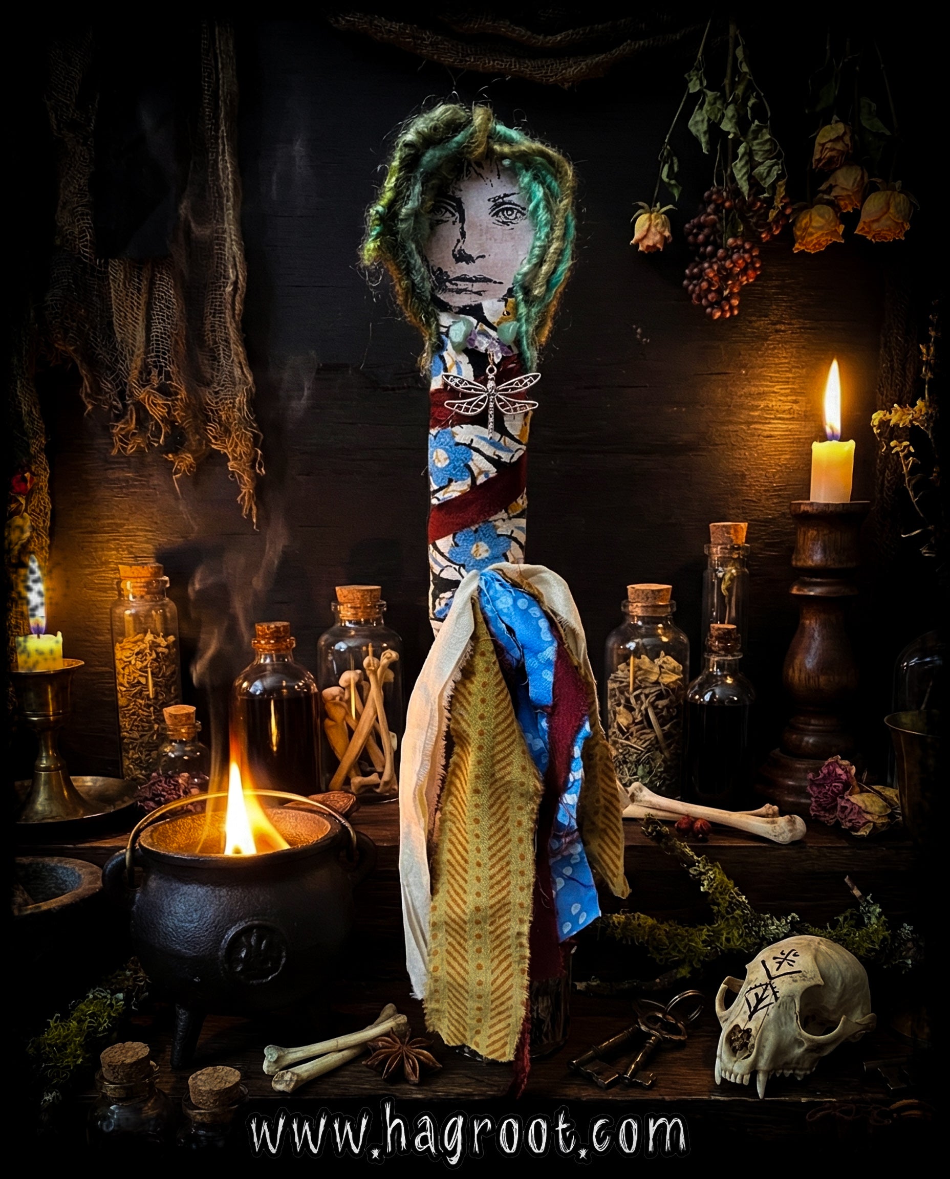 Dragonfly Medicine - Spirit Infused Art Doll