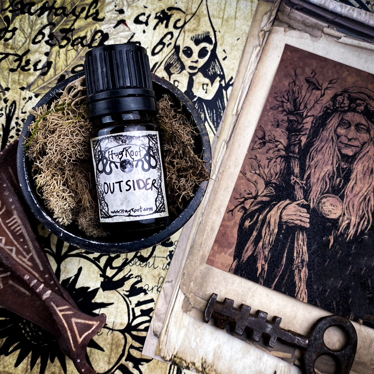 OUTSIDER-(Warm Spices, Golden Resins, Forest)-Perfume, Cologne, Anointing, Ritual Oil