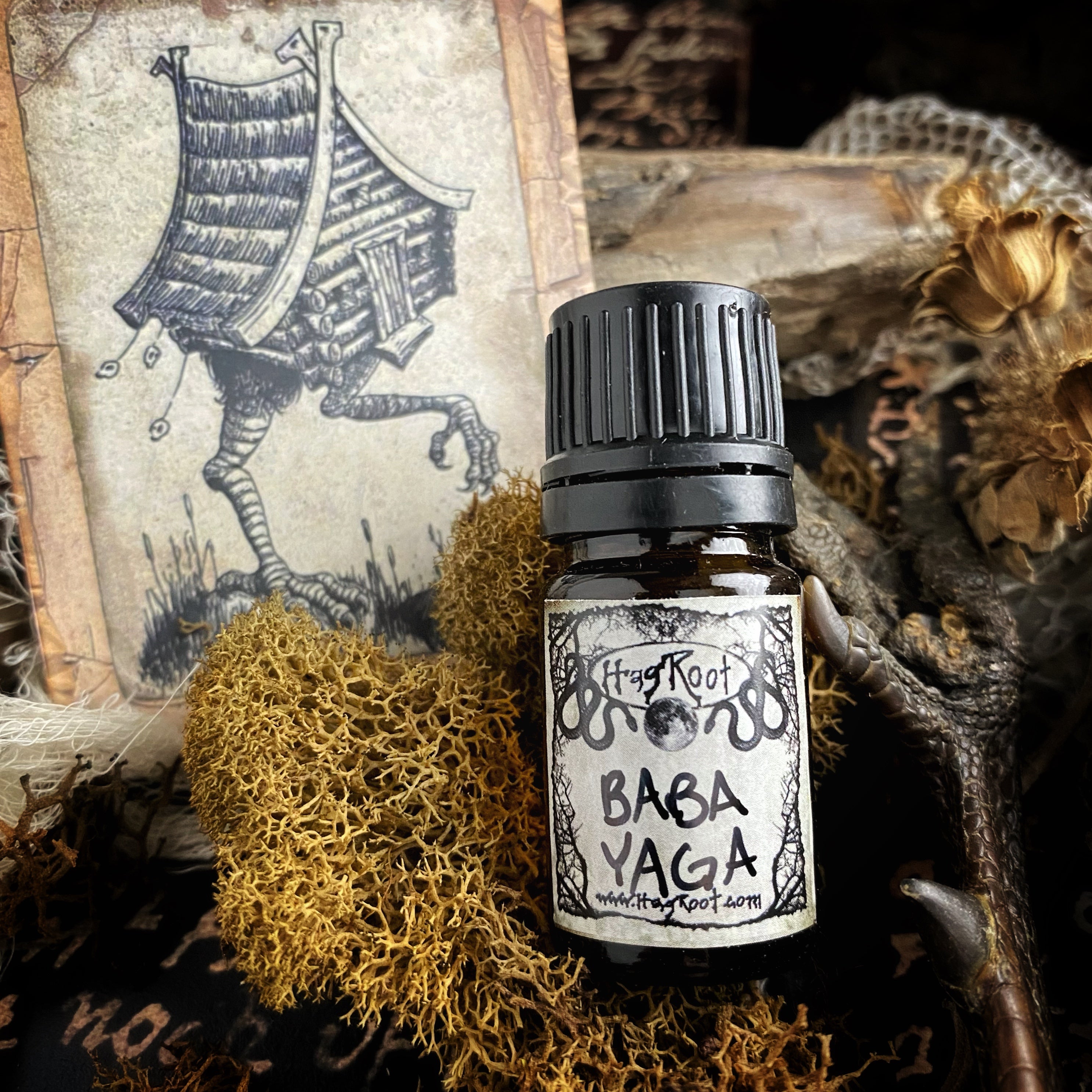 BABA YAGA-(Smoked Cedar, Amber, Nutmeg, Oakmoss, Pumpkin)-2021 Edition-Perfume, Cologne, Anointing, Ritual Oil