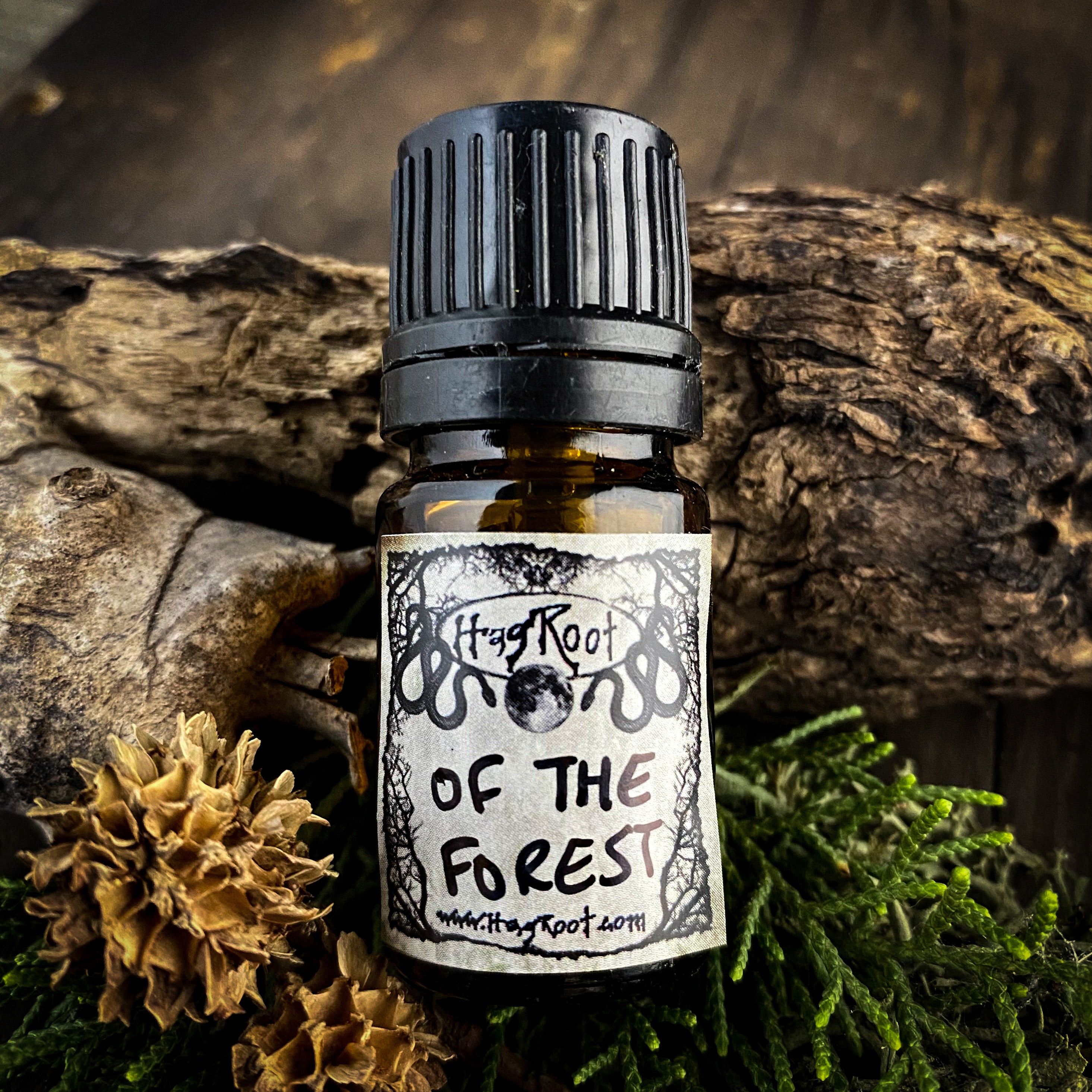 OF THE FOREST-(Ancient Evergreens, Forest Moss, Tree Sap, Bonfires and Wild Ferns)-Perfume, Cologne, Anointing, Ritual Oil