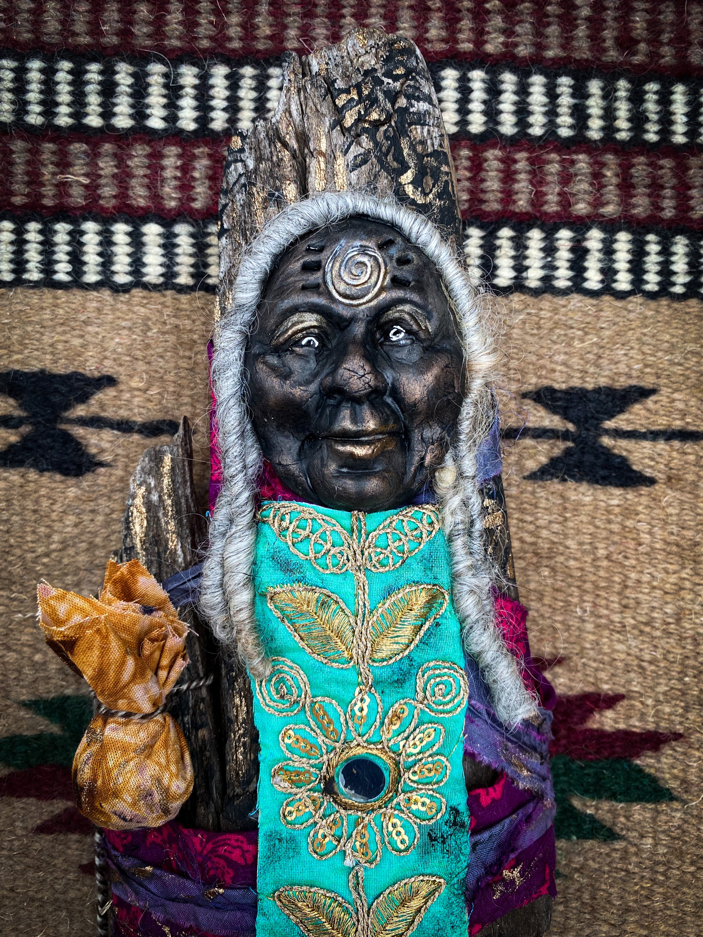 Conjure Doll for Living Boldly and Authentically - Spirit Doll - Medicine Doll - JuJu Doll - Women of the World Series