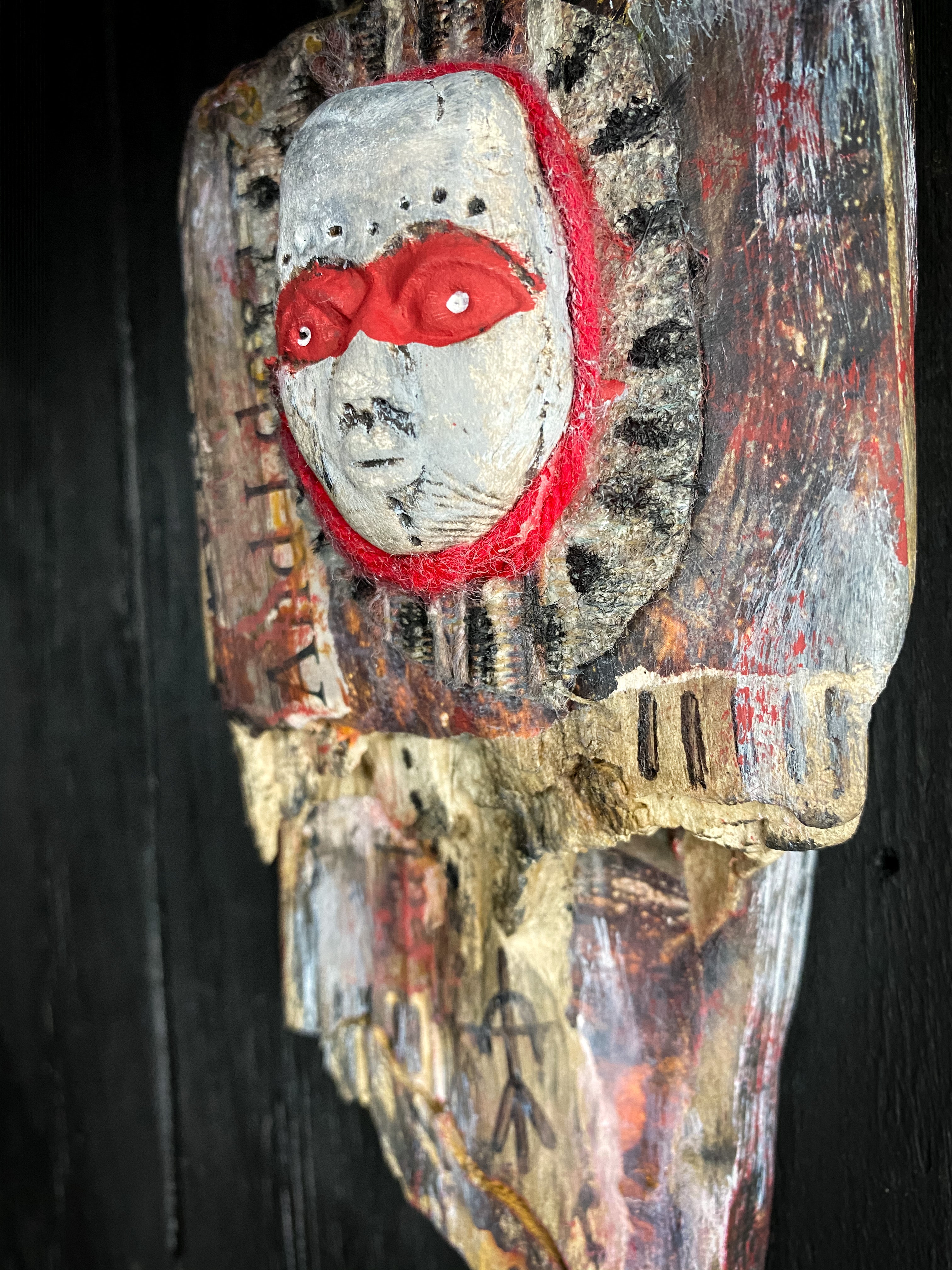 A New Breed - Mixed Media Assemblage Wall Hanging