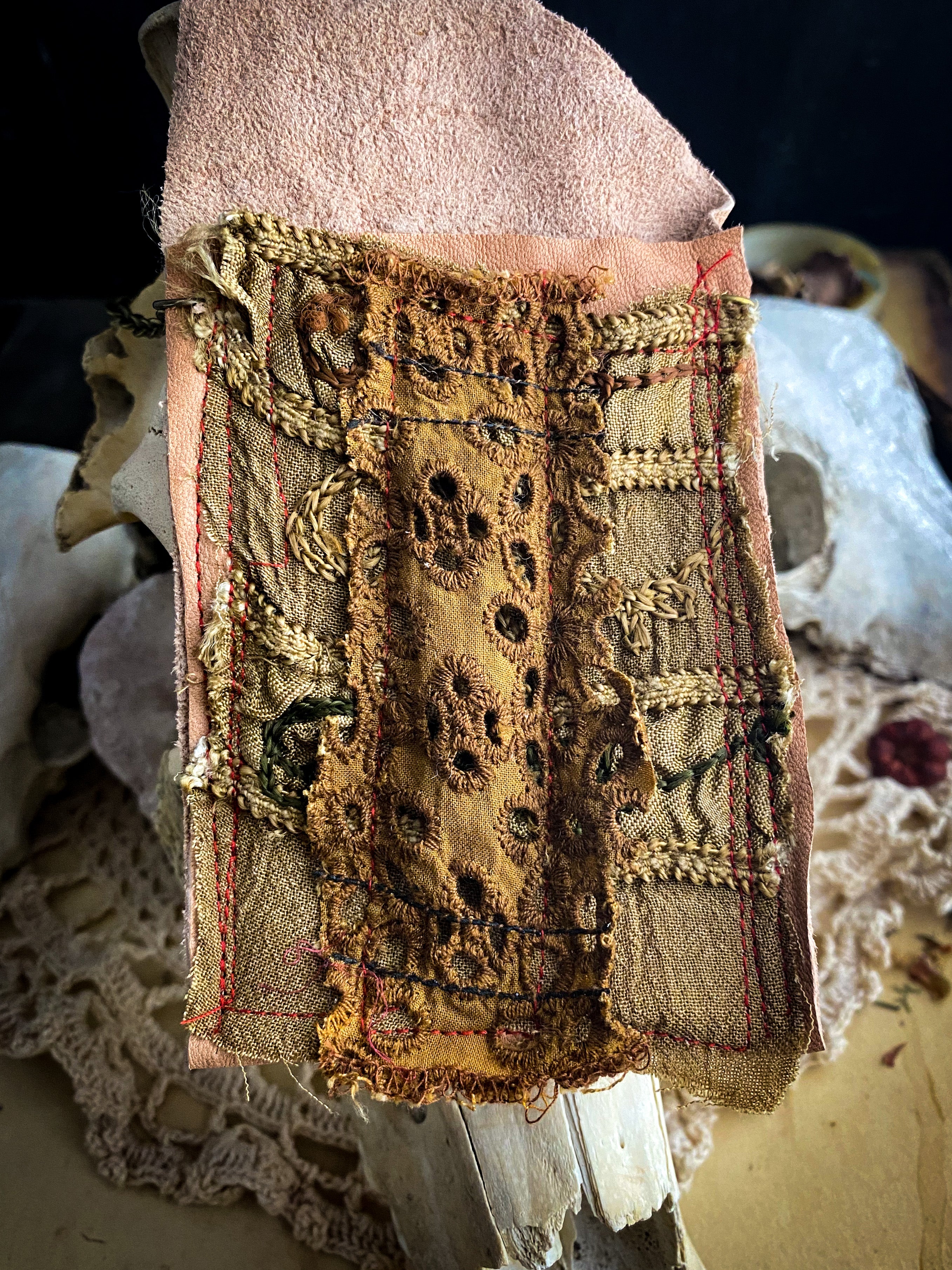 Sacred Conjure Bag - Medicine Pouch - Mojo or Gris Gris Necklace