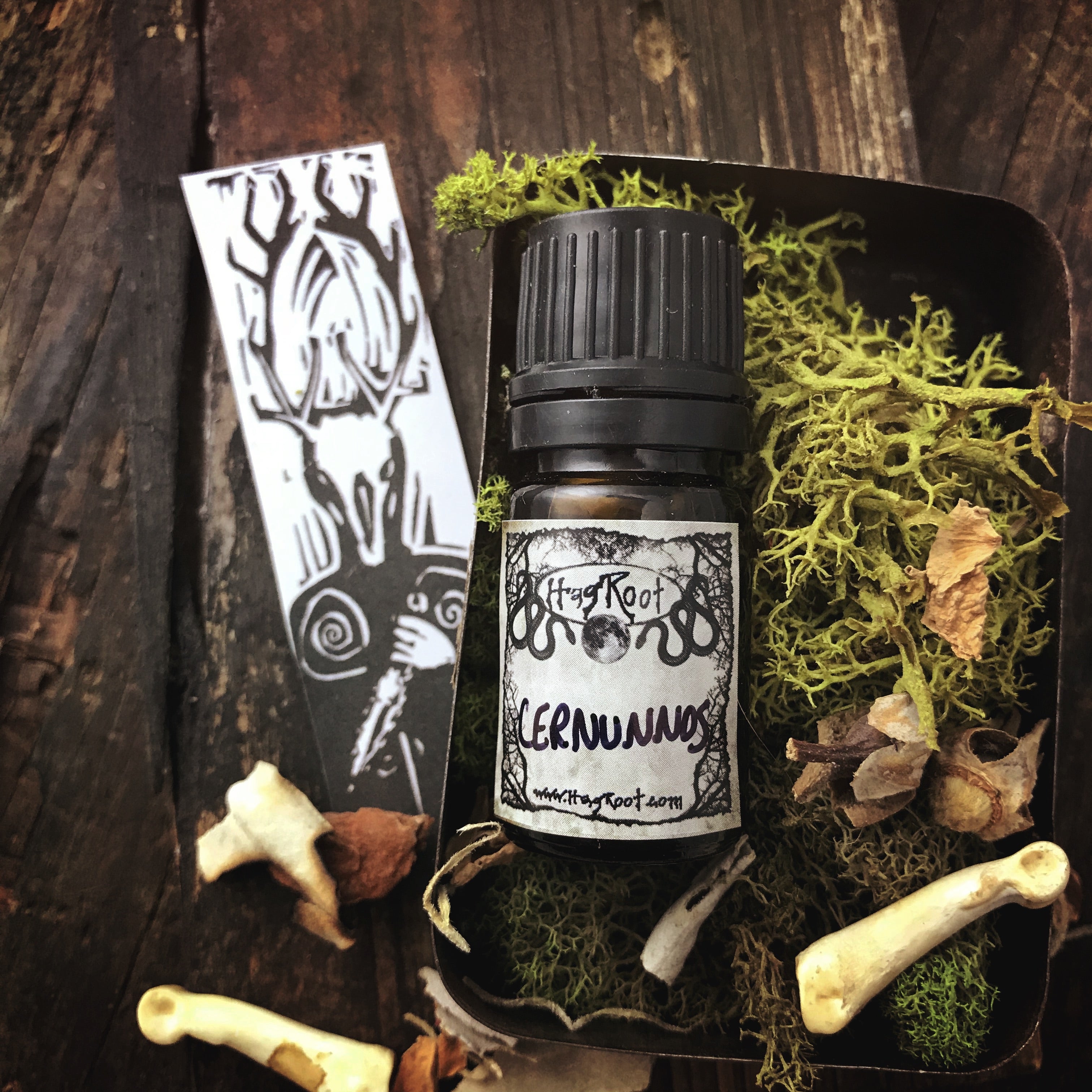CERNUNNOS-(Pine, Mahogany, Grass, Oakmoss)-Perfume, Cologne, Anointing, Ritual Oil