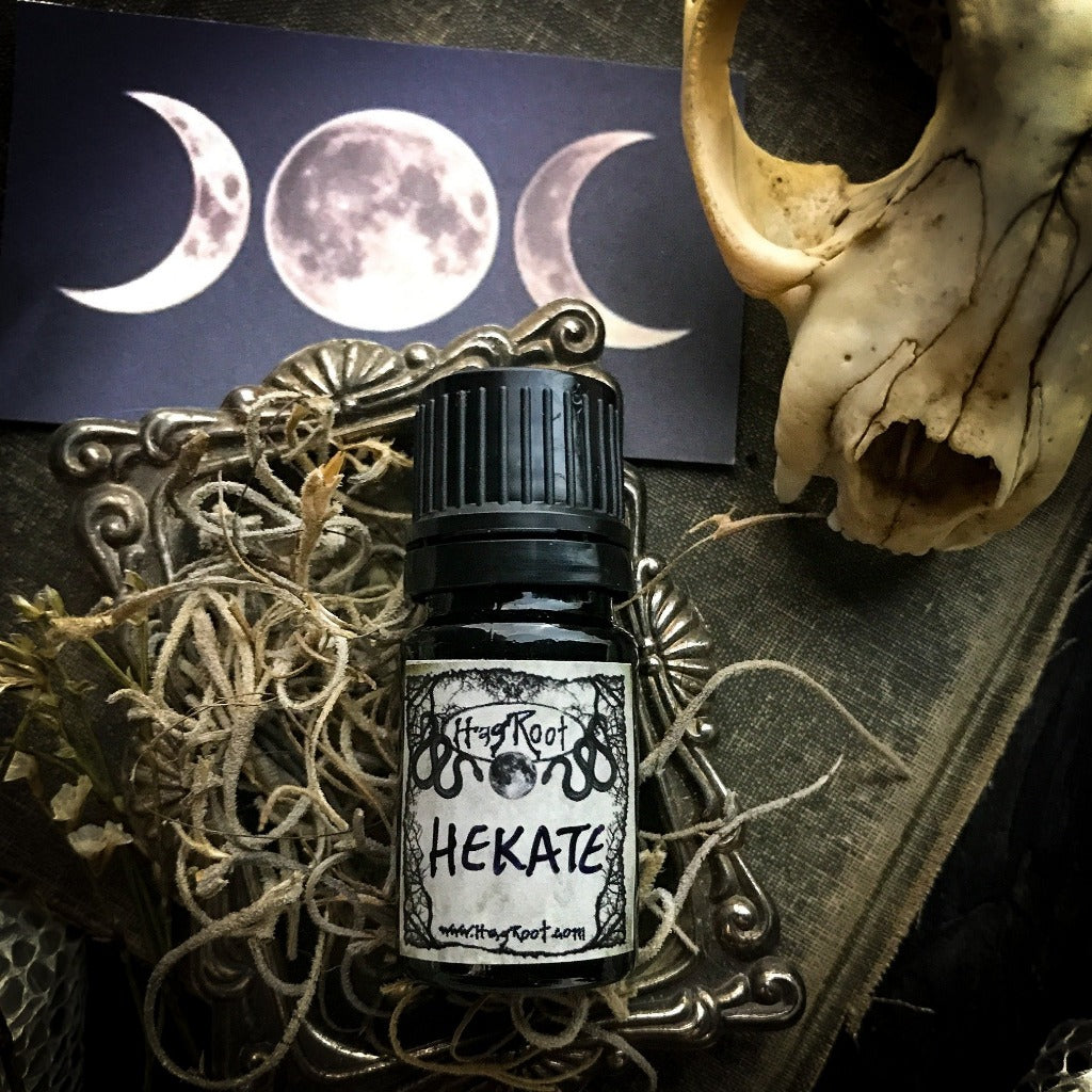 HEKATE-(Vanilla, Musk, Coffee, Blood Orange, Applewood, Frankincense, Cinnamon, Caramel)-Perfume, Cologne, Anointing, Ritual Oil