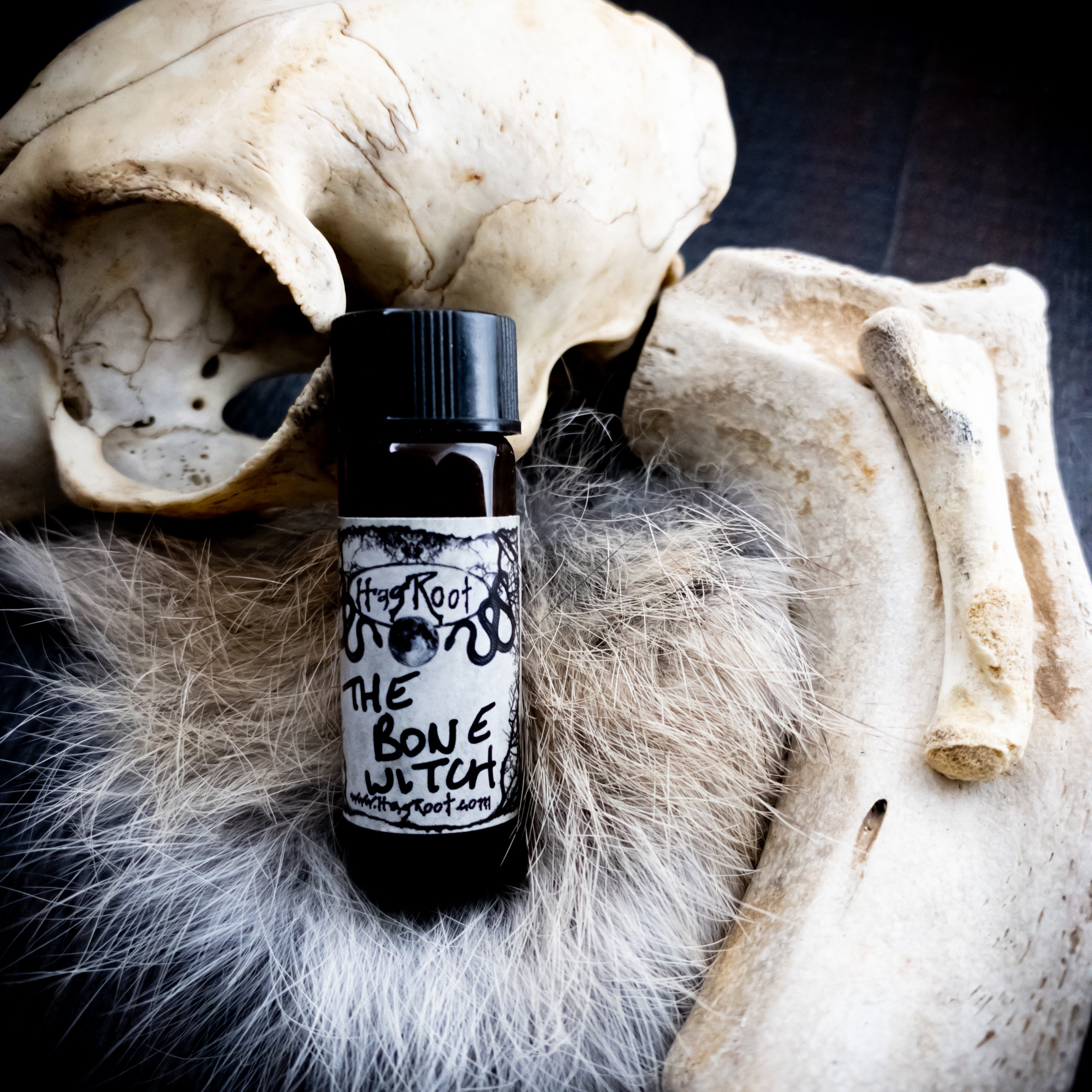 THE BONE WITCH-(Cedar, Oakmoss, Amber, Cypress, Ritual Smoke, Pumpkin, Vanilla, Musk)-Perfume, Cologne, Anointing, Ritual Oil