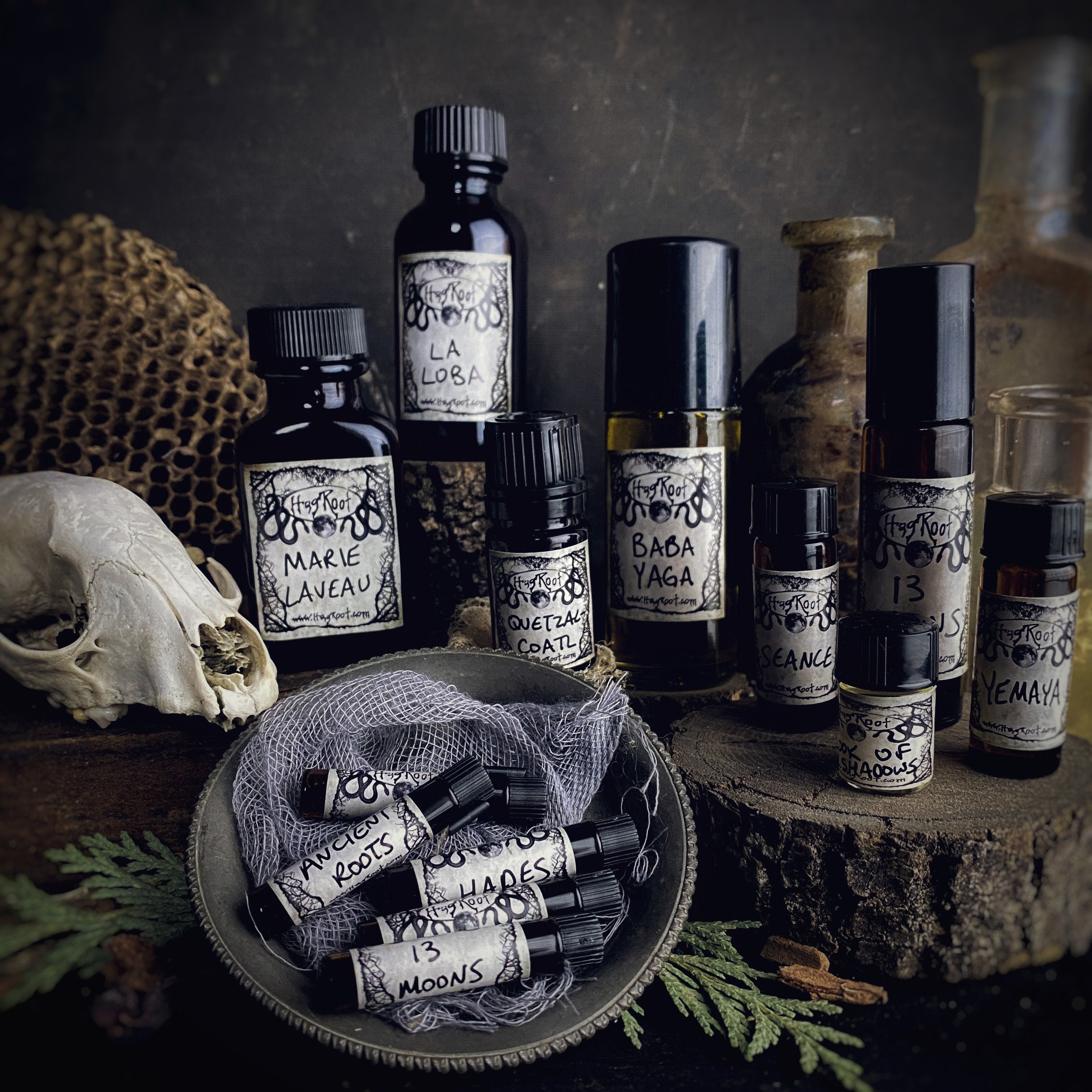 HAUNTED ROSE-(Rose, Leather, Cinnamon, Patchouli, Champaca Flowers)-Perfume, Cologne, Anointing, Ritual Oil