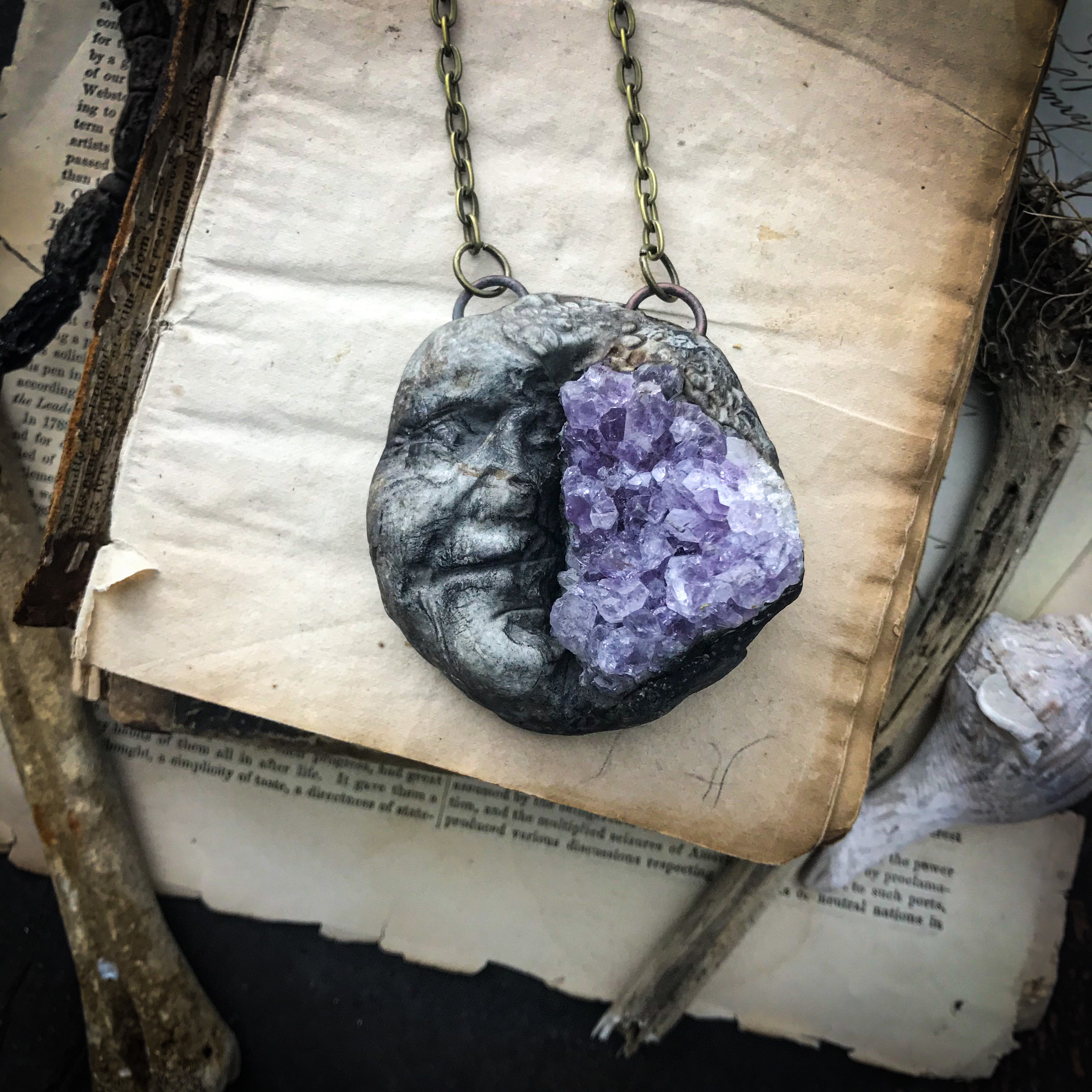 Of the Earth Necklace with Amethyst