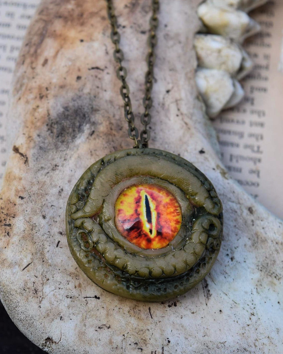 Fire Dragon Necklace for Creativity and Personal Power