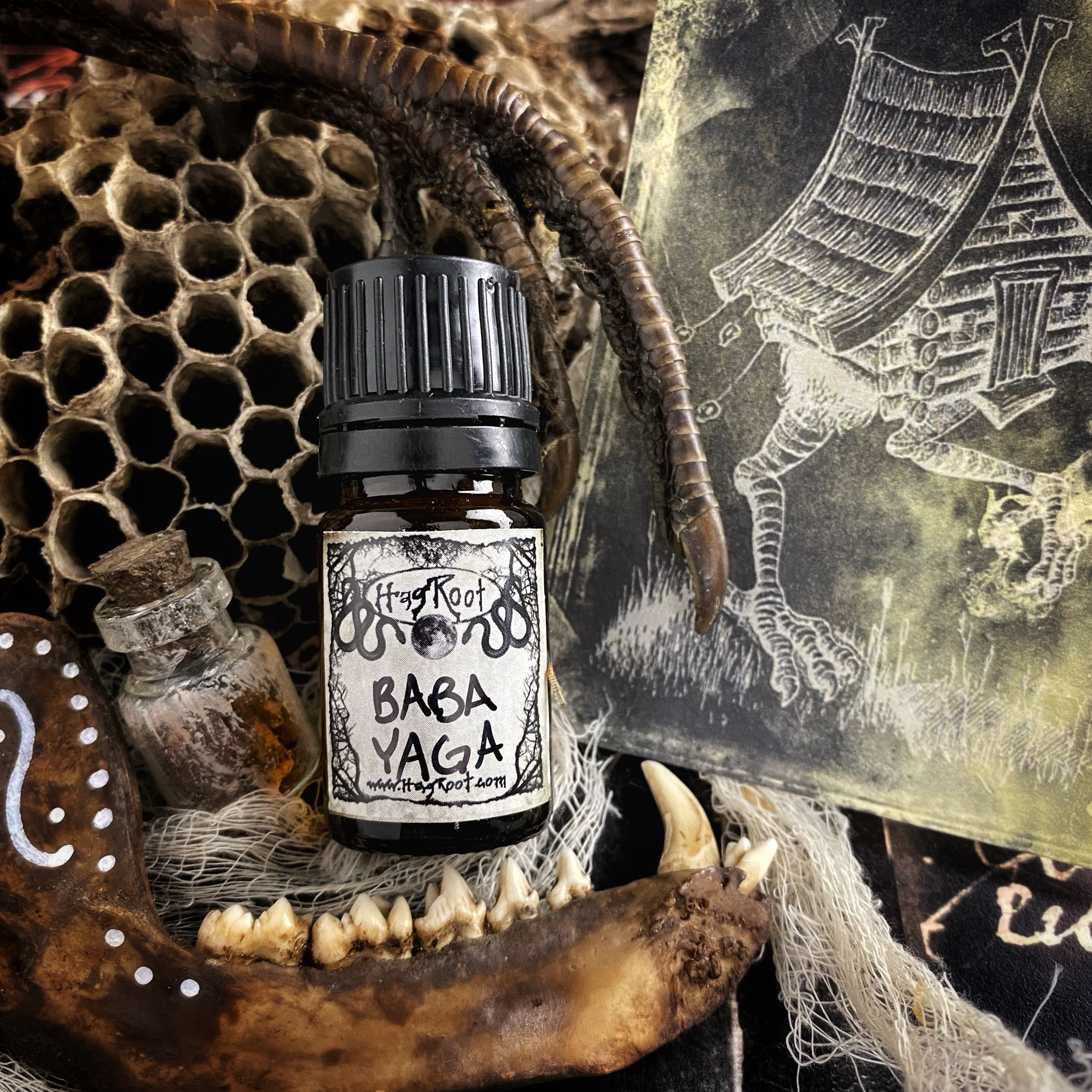 BABA YAGA-(Smoked Cedar, Amber, Nutmeg, Oakmoss, Pumpkin)-2021 Edition-Perfume, Cologne, Anointing, Ritual Oil