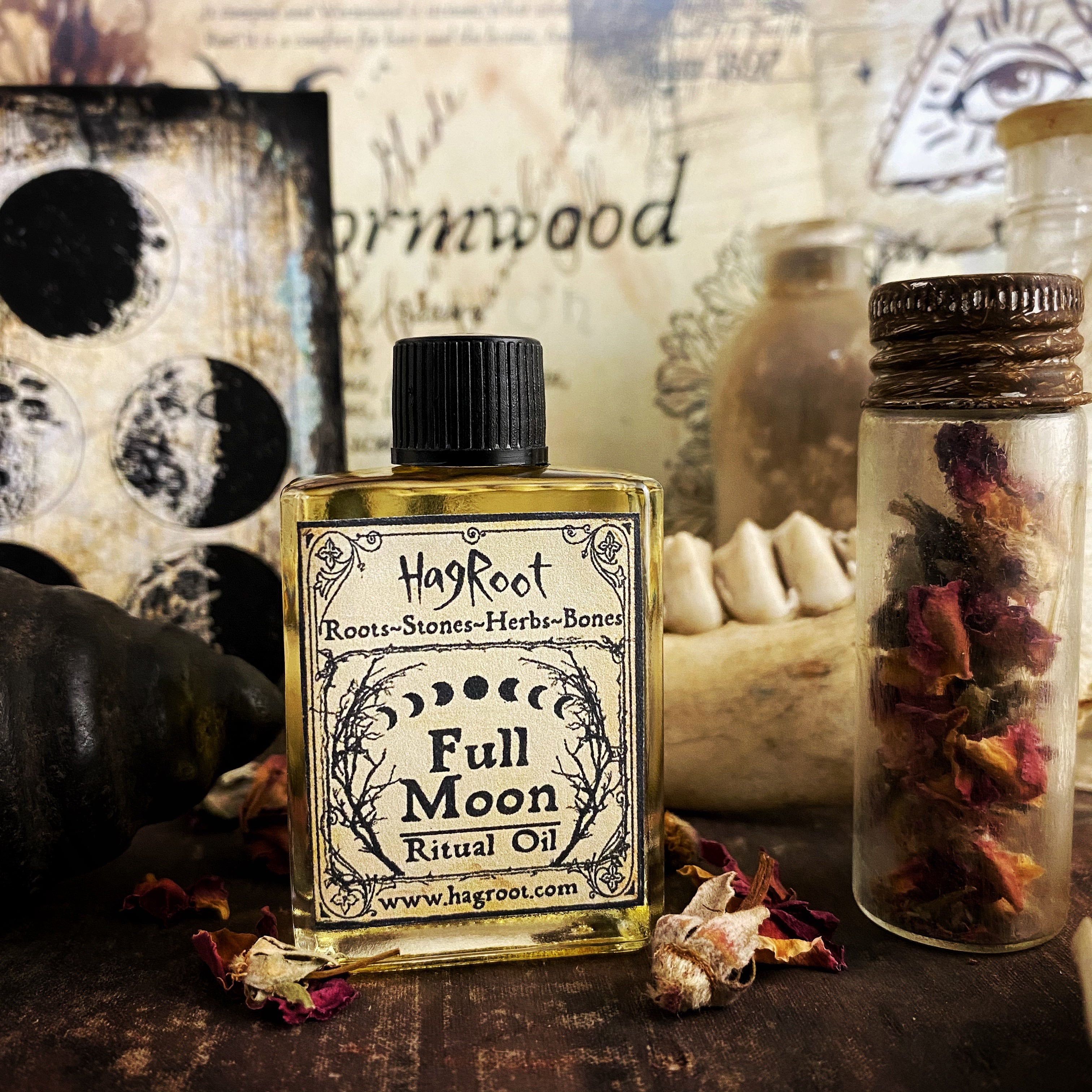 Full Moon Ritual Oil, Anointing Oil, Perfume Oil