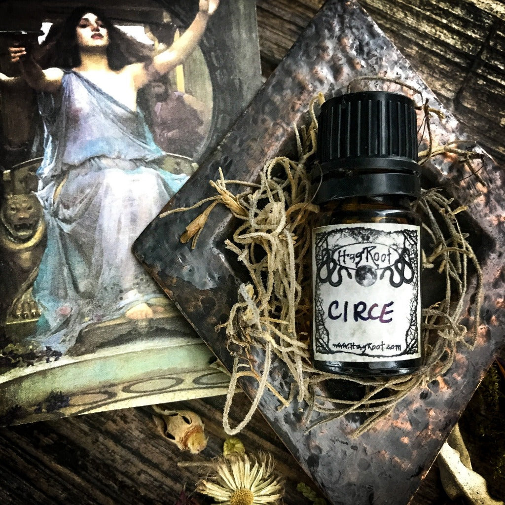 CIRCE-(Rose, Cedar, Patchouli, Coffee)-Perfume, Cologne, Anointing, Ritual Oil