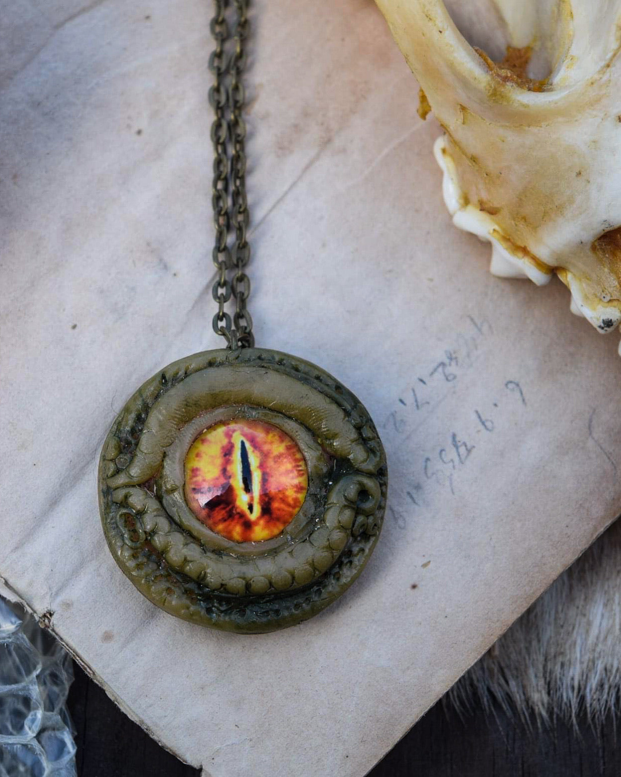 Fire Dragon Necklace for Creativity and Personal Power