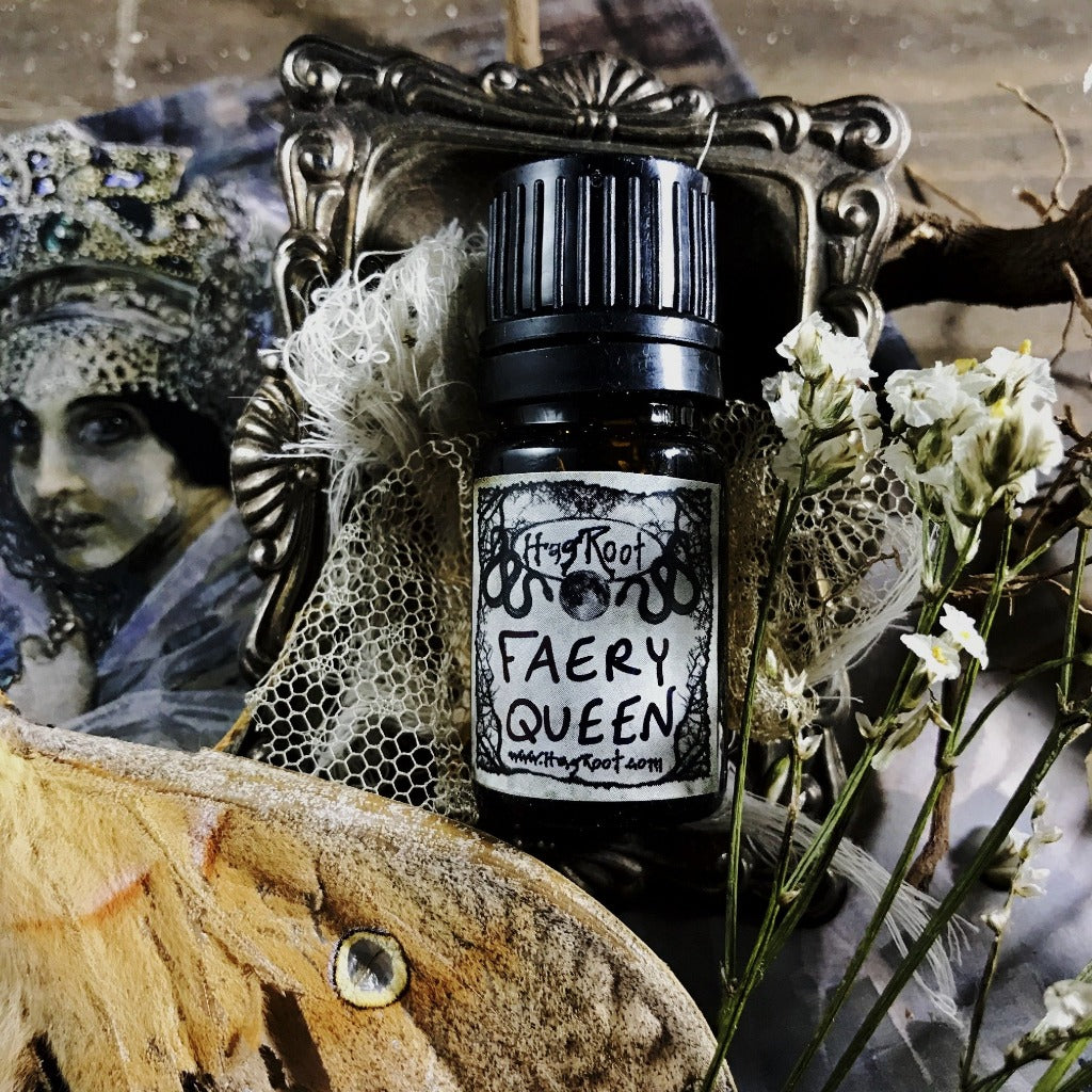 FAERY QUEEN-(Raspberry, Oak, Honeysuckle, Magnolia, Patchouli, Moss, Vanilla, Orchid, Vetiver)-Perfume, Cologne, Anointing, Ritual Oil