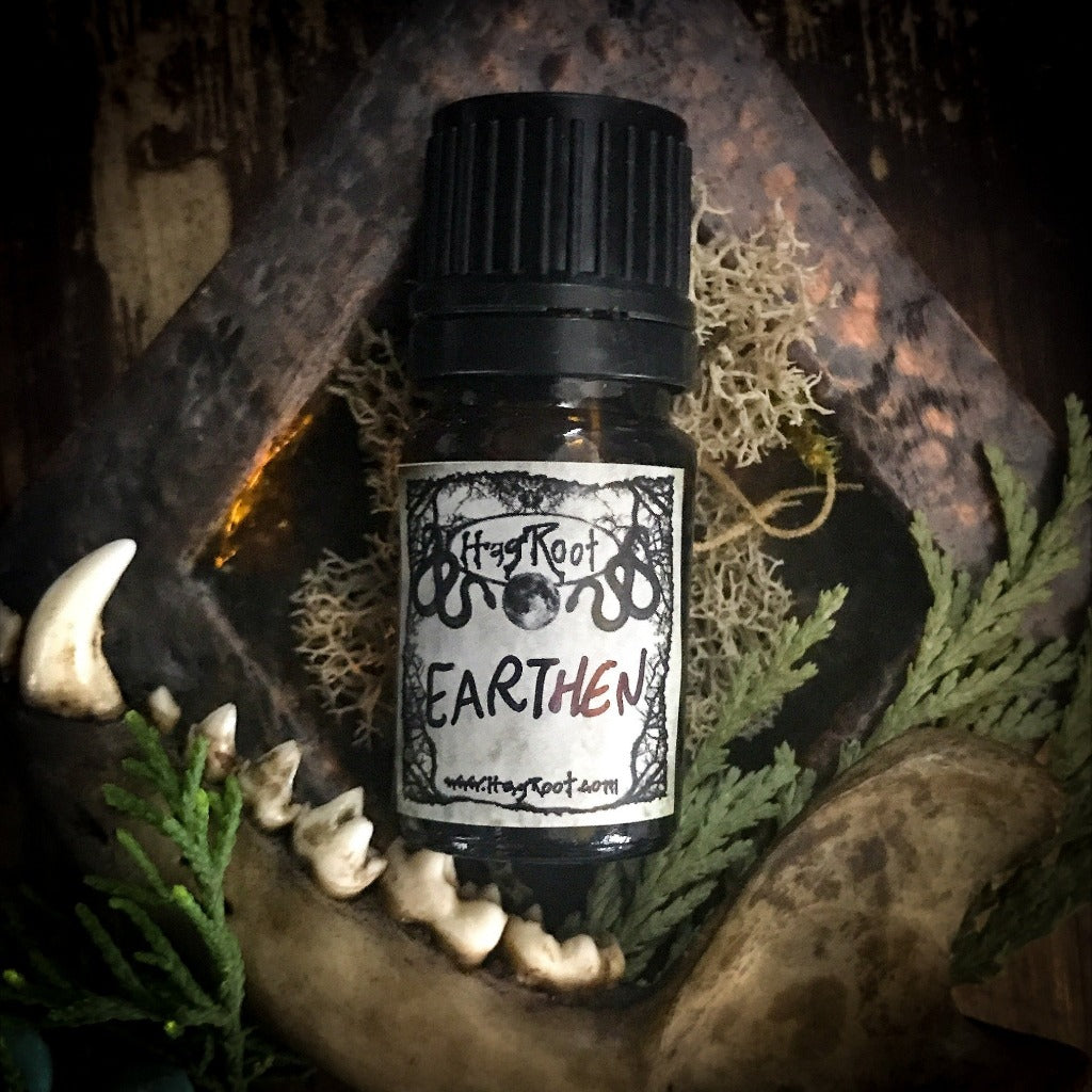 EARTHEN-(Birch, Cypress, Patchouli, Fresh Dirt)-Perfume, Cologne, Anointing, Ritual Oil