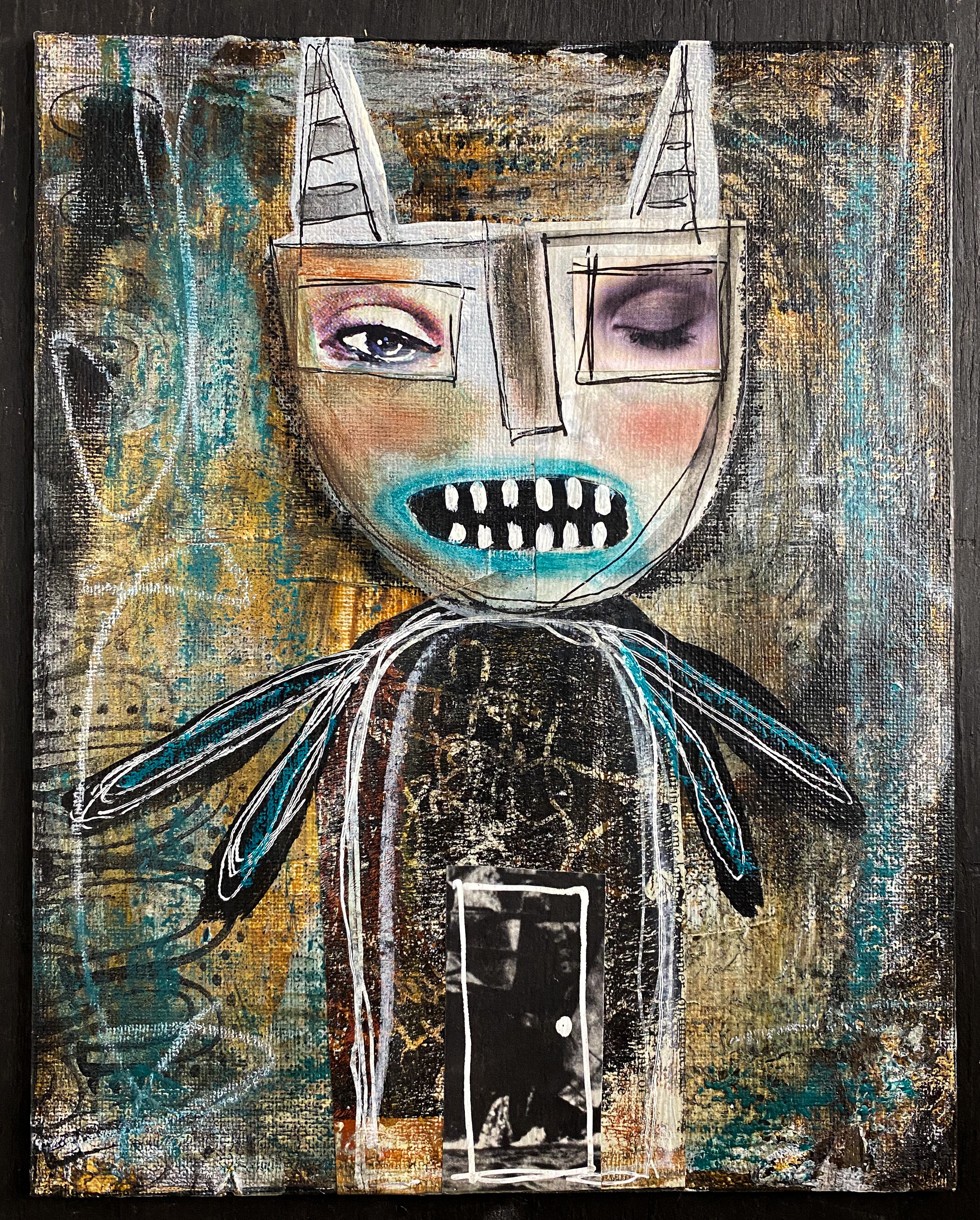 Creating My Own Reality - Original Mixed Media Collage