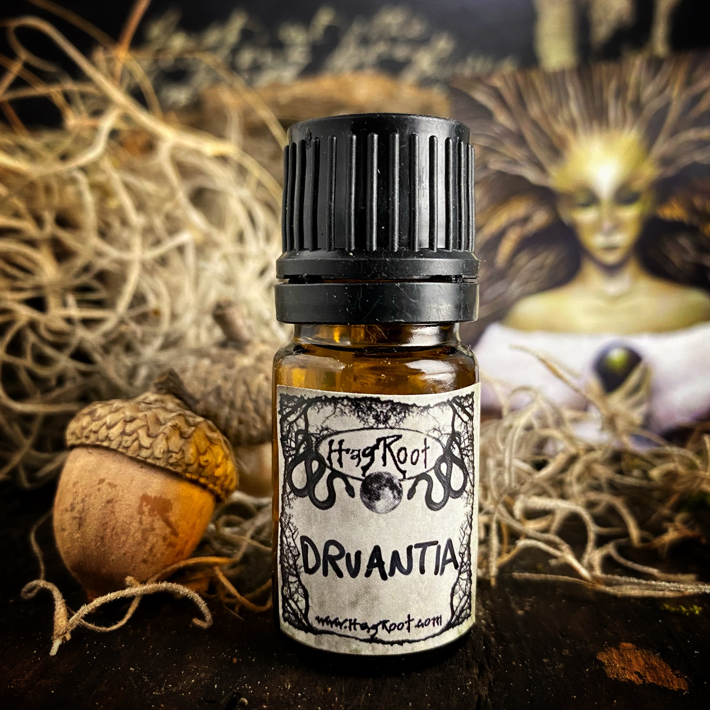 DRUANTIA Rose Oak Vanilla Sage Orange Perfume Cologne Anointing Ritual Oil