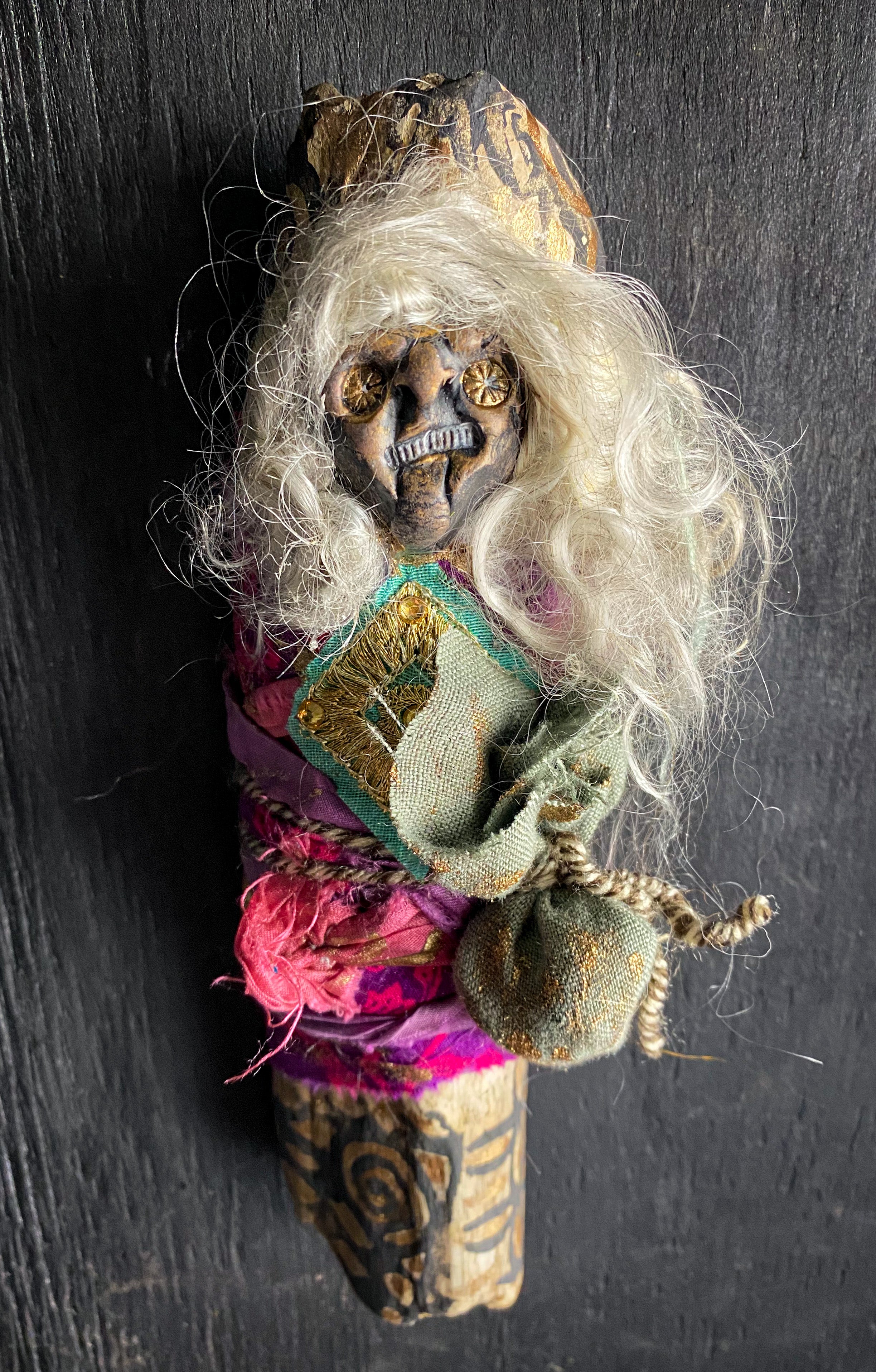 Conjure Doll for Courage and Creativity - Spirit Doll - Medicine Doll - JuJu Doll - Women of the World Series