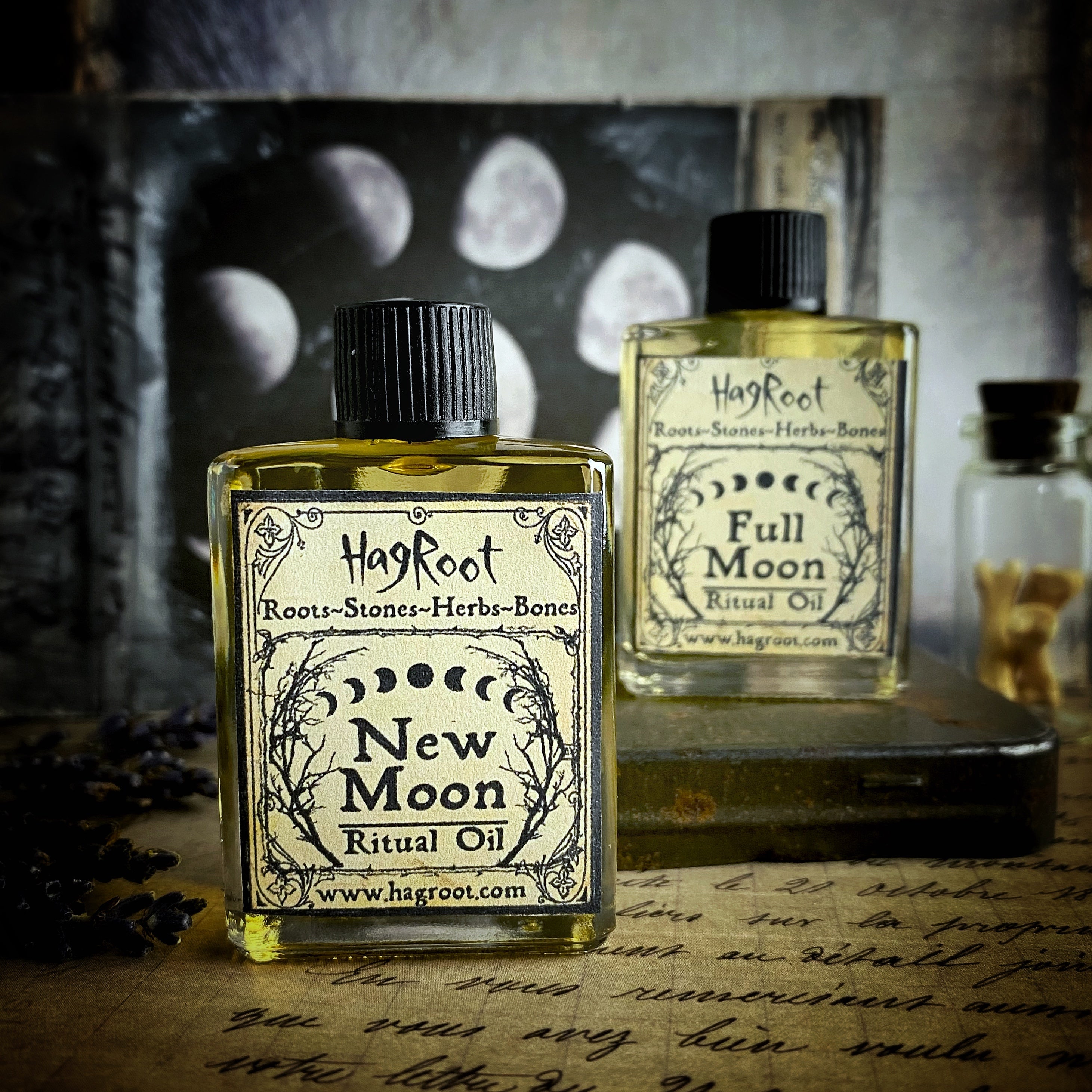 Moon Phase Ritual Oils - New Moon + Full Moon