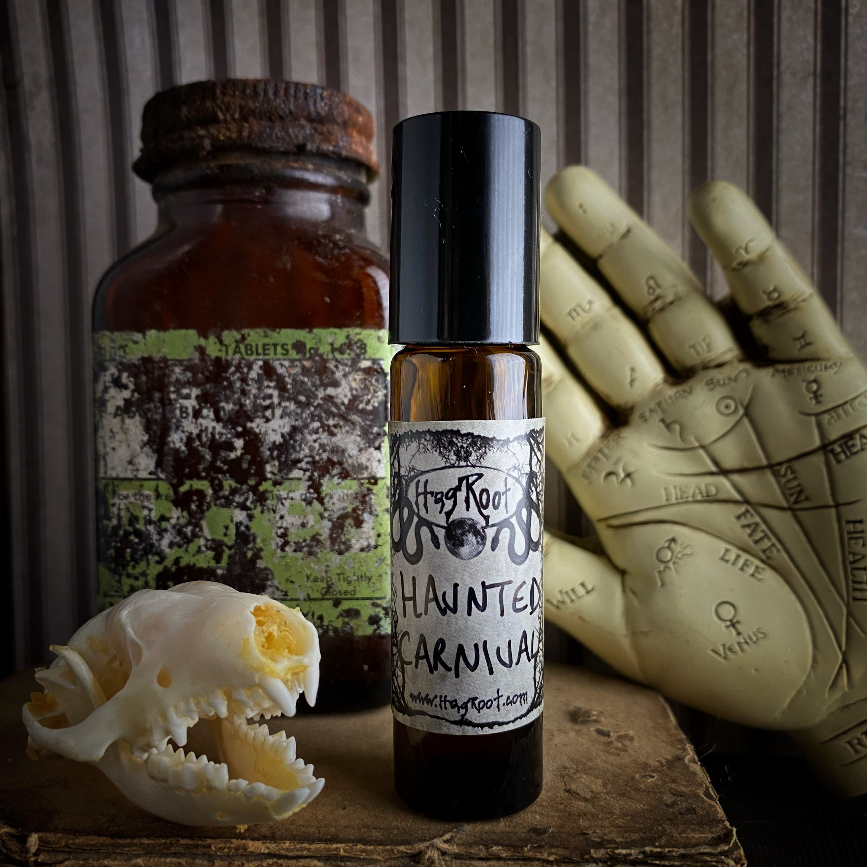 HAUNTED CARNIVAL-(Cotton Candy, Buttered Popcorn, Hay, Toasted Marshmallows, Smoked Wood)-Perfume, Cologne, Anointing, Ritual Oil