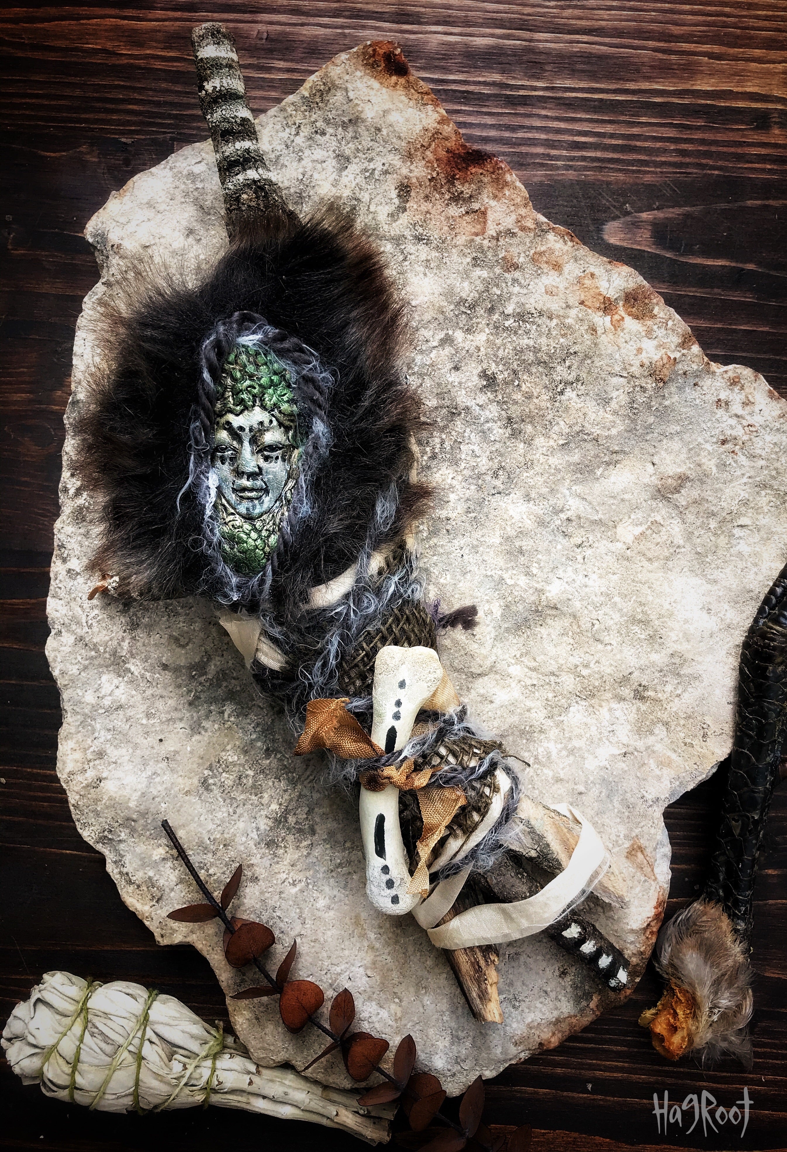 Crone of the Elements - Medicine Doll - Understand and use your wild magick.