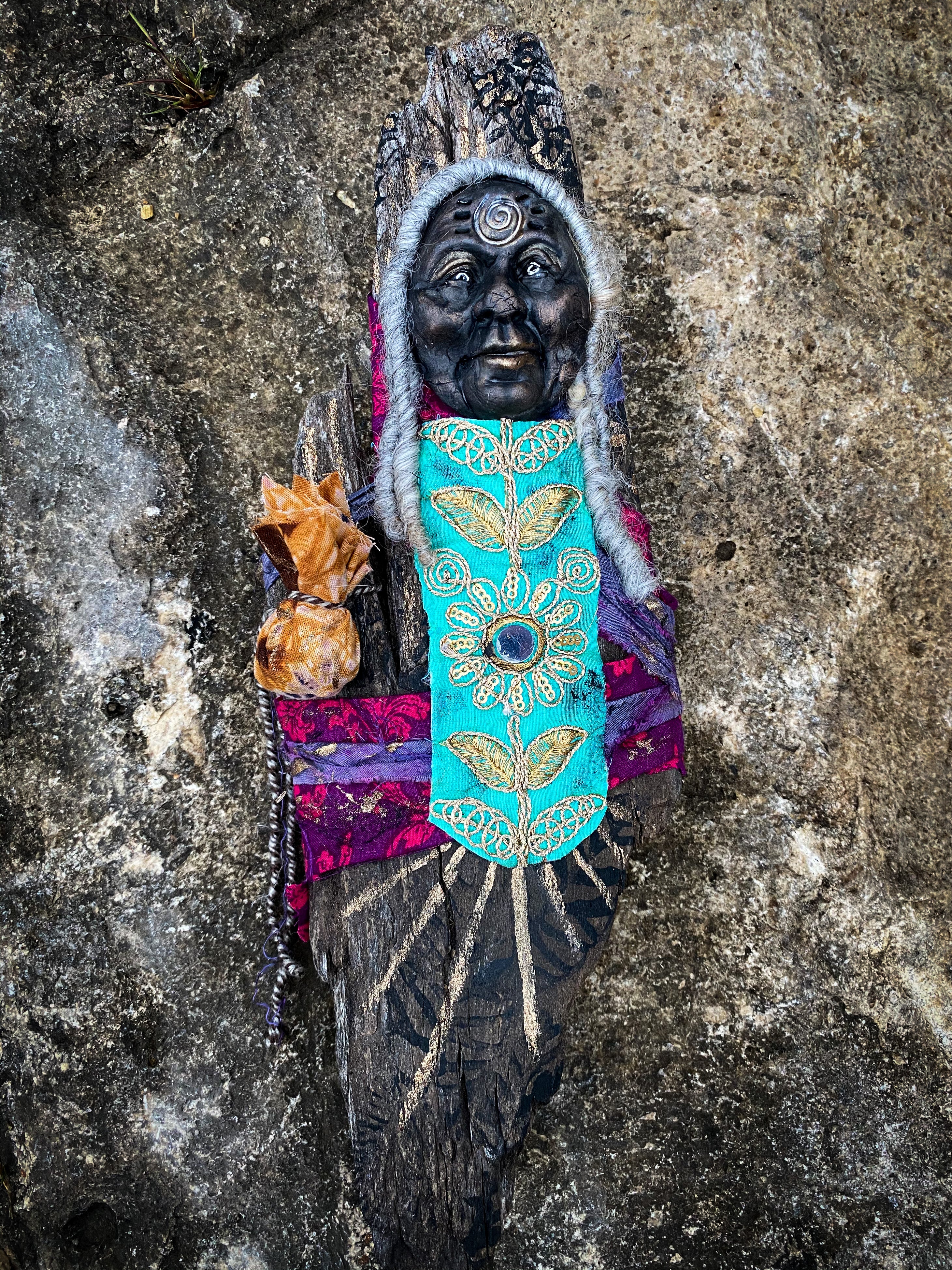 Conjure Doll for Living Boldly and Authentically - Spirit Doll - Medicine Doll - JuJu Doll - Women of the World Series