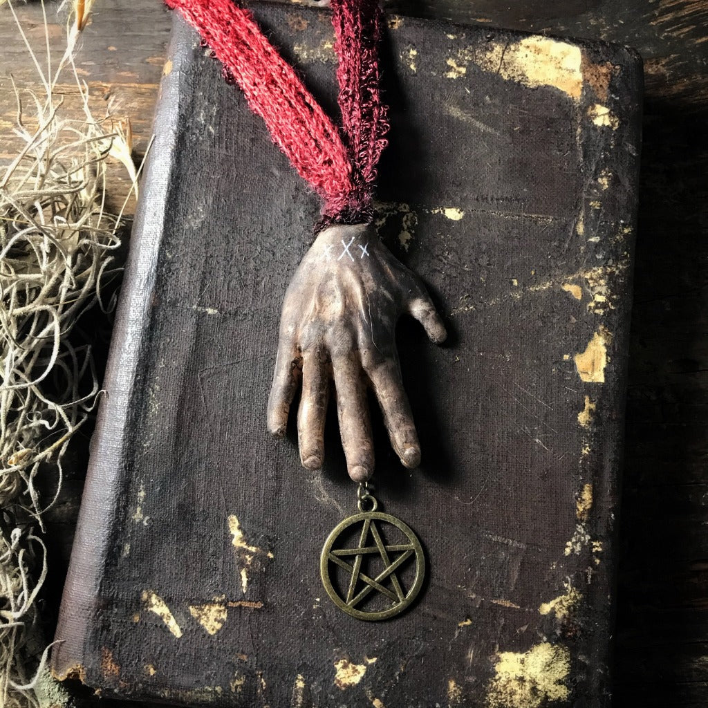 Hand of the Witch Necklace - Connect with Nature and Your Primal Fierceness