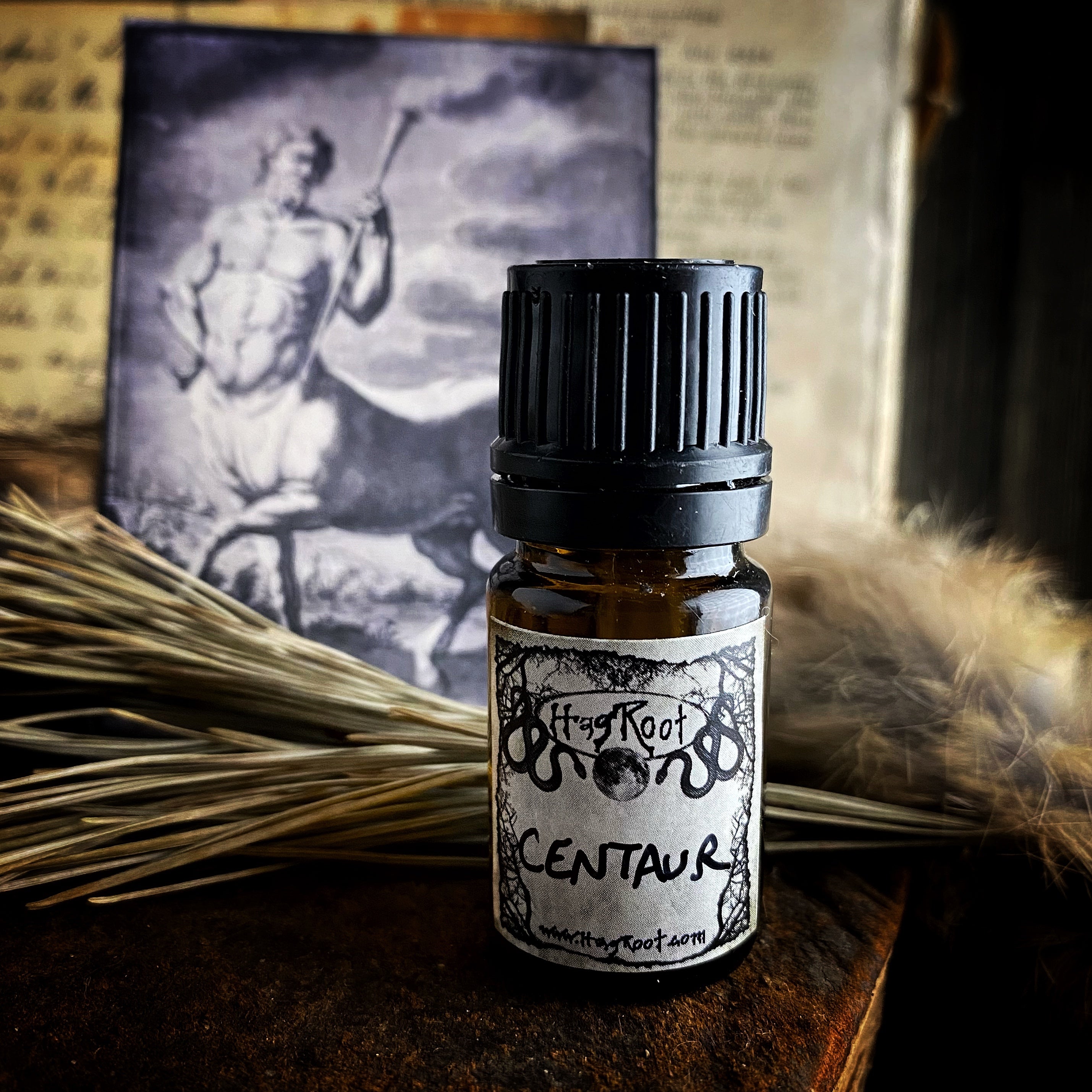 CENTAUR-(Cedar, Vanilla, Galbanum, Vetiver, Cardamom, Sandalwood, Myrrh, Musk)-Perfume, Cologne, Anointing, Ritual Oil
