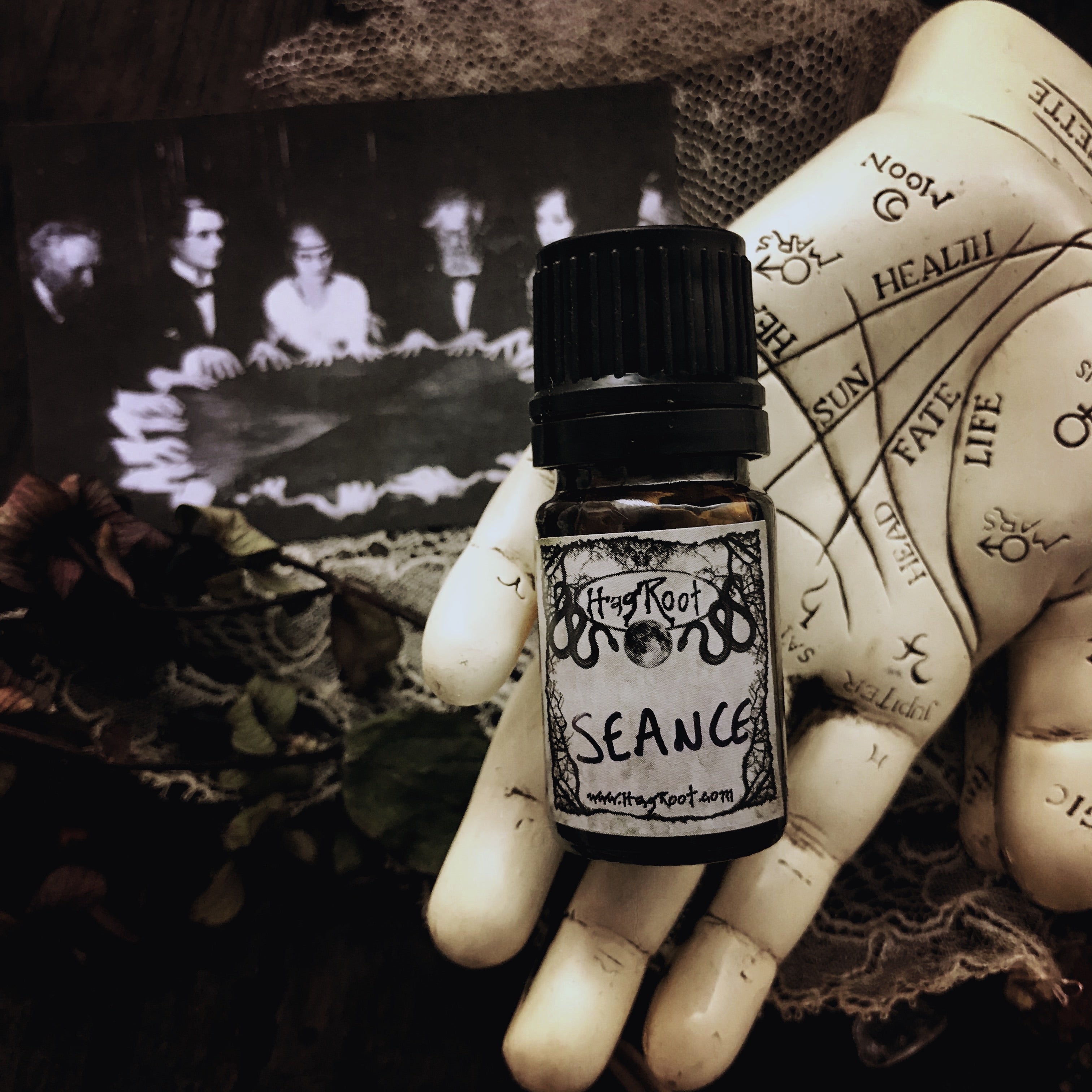 SÉANCE-(Incense, Old Books, Sweet Offerings, Coffee)-Perfume, Cologne, Anointing, Ritual Oil