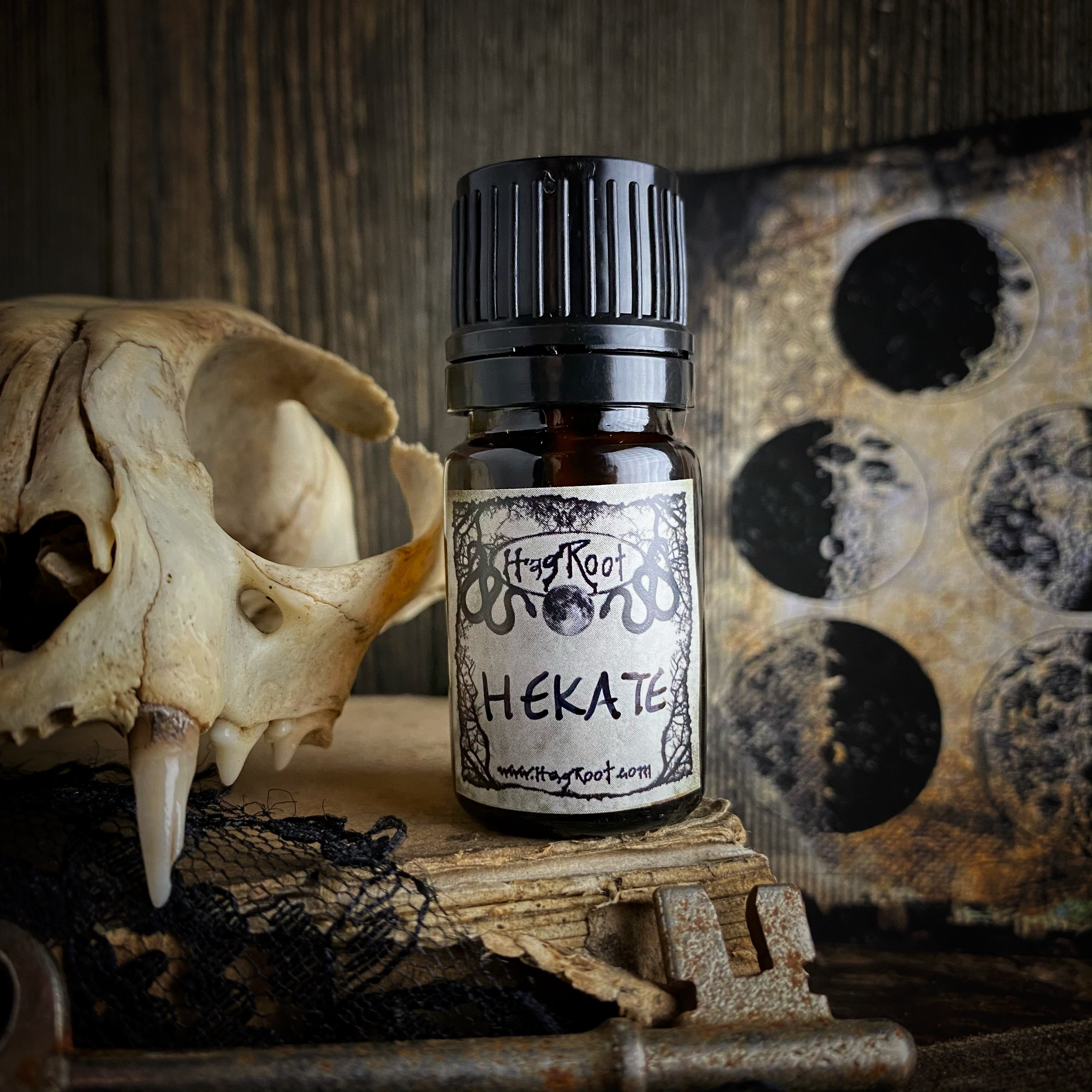 HEKATE-(Rose, Vanilla, Amber, Cinnamon, Frankincense)-2021 Edition-Perfume, Cologne, Anointing, Ritual Oil