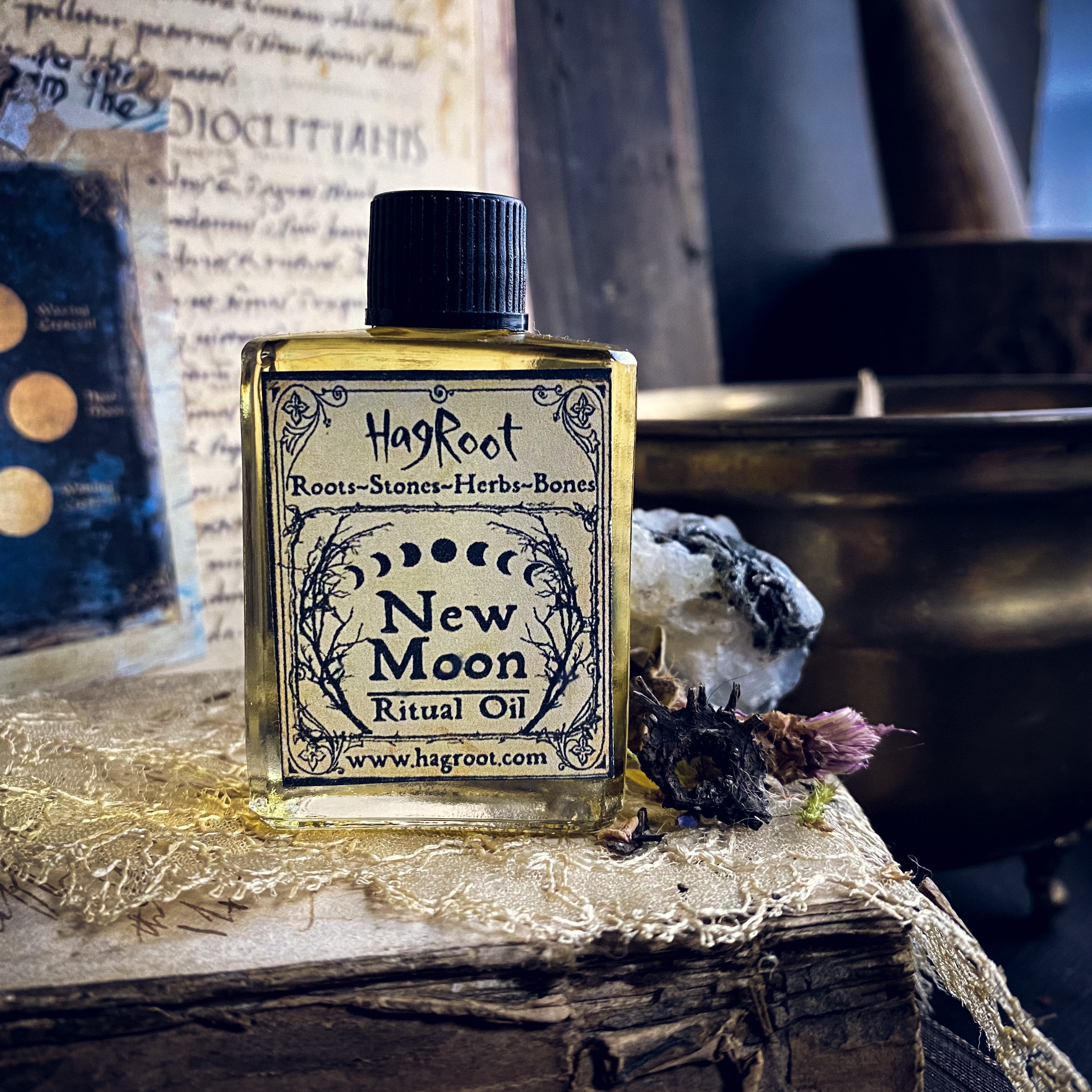 New Moon Ritual Oil, Perfume Oil