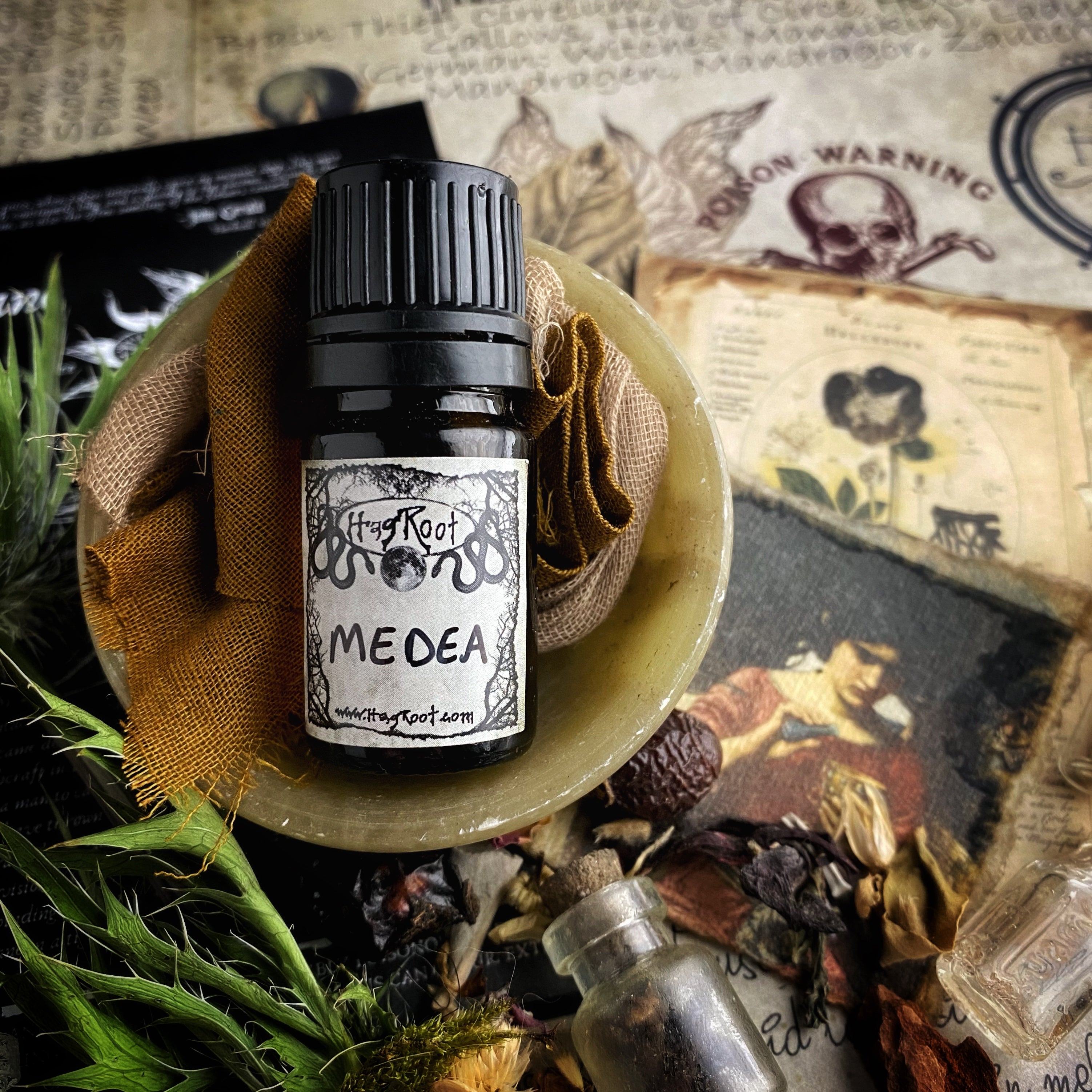 MEDEA Pumpkin Honey Amber Caramel Oud Wood Cinnamon Clove Vanilla Perfume Cologne Anointing Ritual Oil