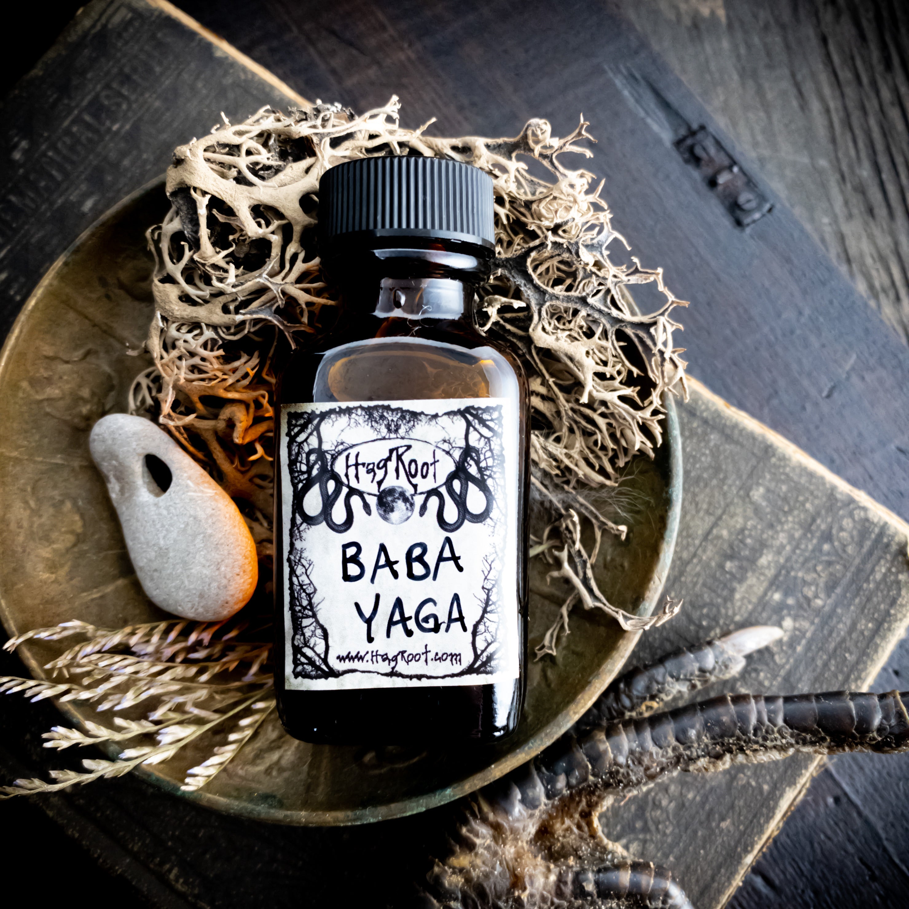 BABA YAGA-(Smoked Cedar, Amber, Nutmeg, Oakmoss, Pumpkin)-2021 Edition-Perfume, Cologne, Anointing, Ritual Oil