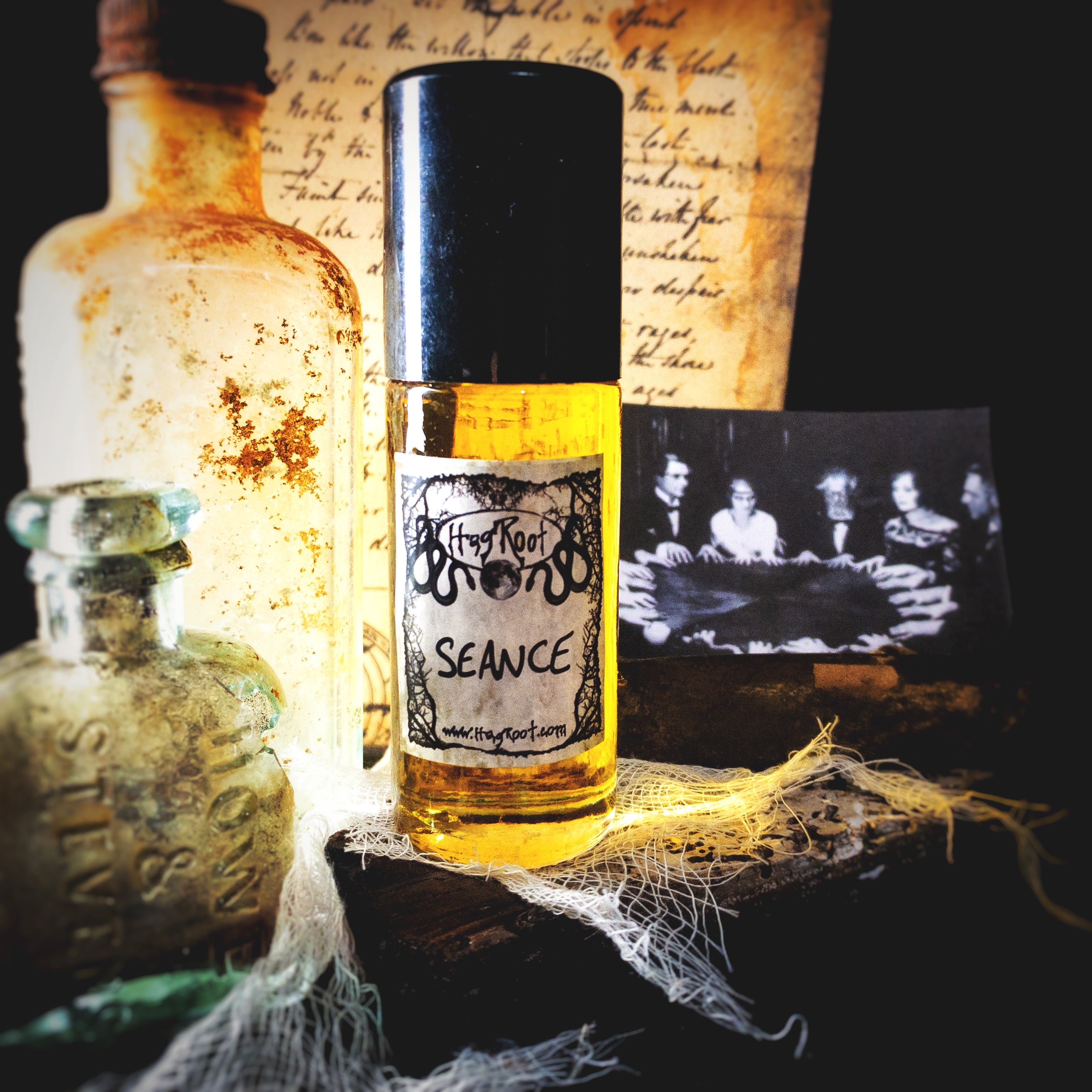 SÉANCE-(Incense, Old Books, Sweet Offerings, Coffee)-Perfume, Cologne, Anointing, Ritual Oil